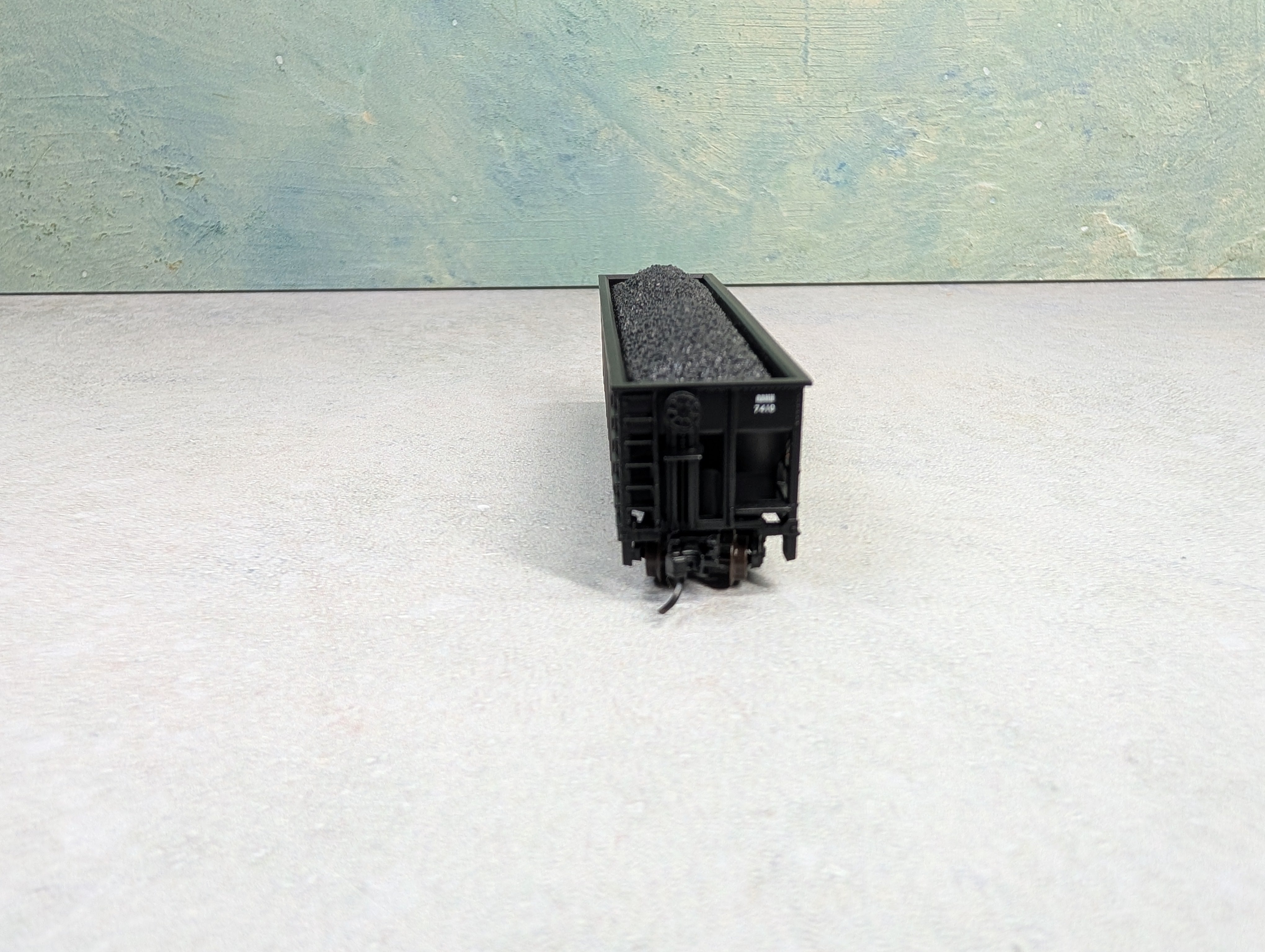 USED Atlas Trainman 50002378 N Scale 90 Ton Hopper Reading & Northern RBMN #7410