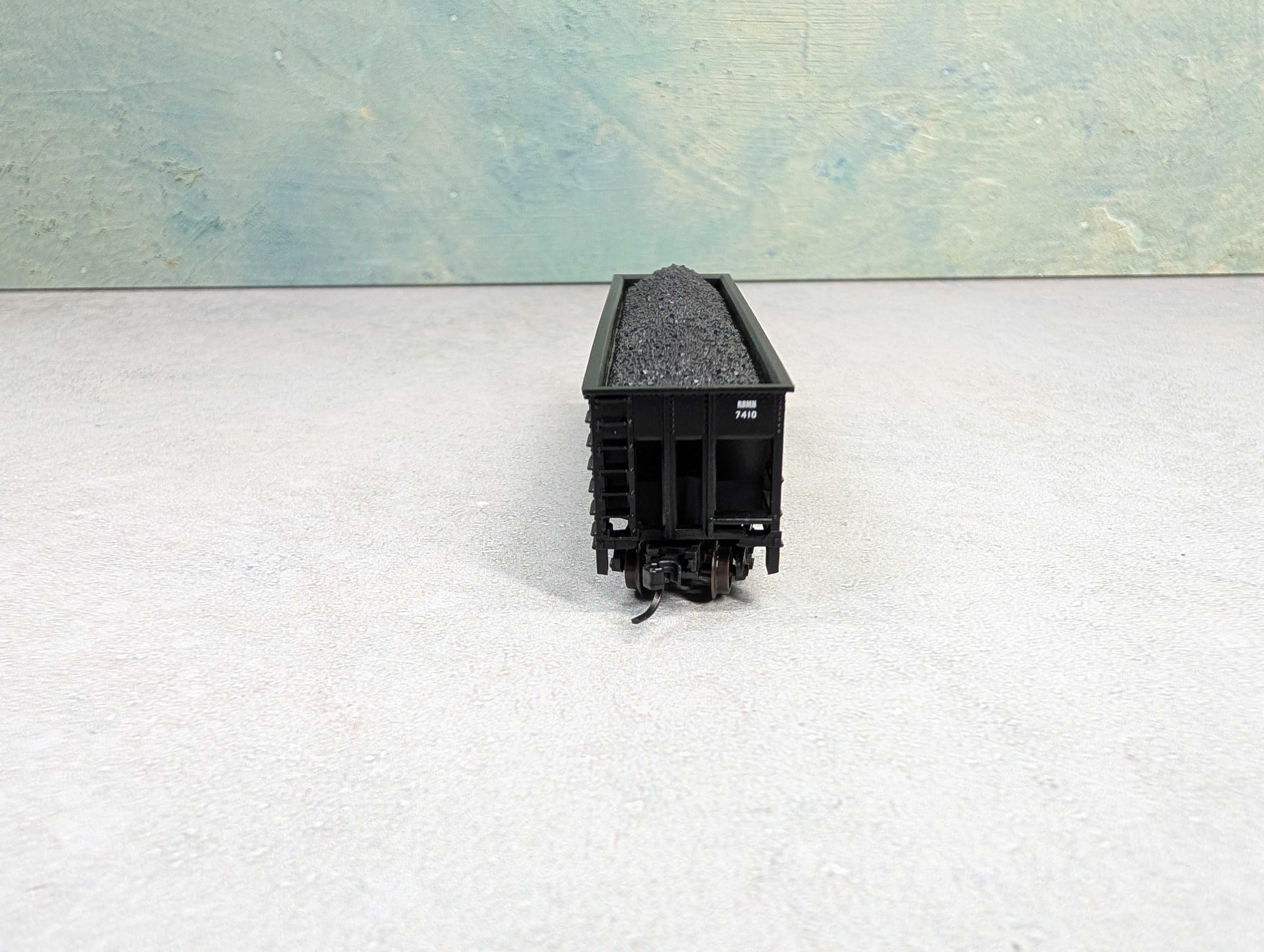 USED Atlas Trainman 50002378 N Scale 90 Ton Hopper Reading & Northern RBMN #7410