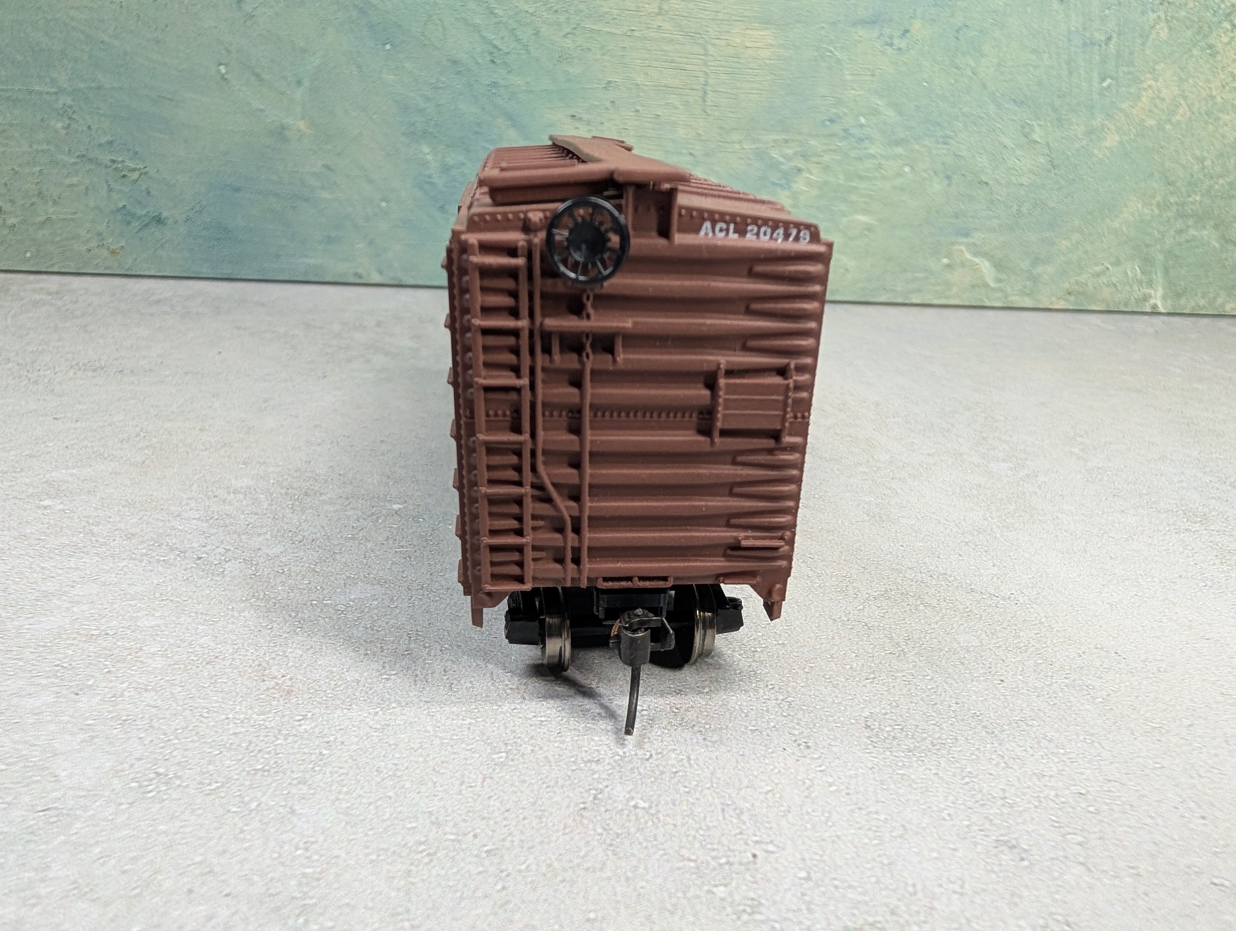 USED Athearn 5001 HO Scale 40' AAR Steam Era Box Car Atlantic Coast Line ACL #20479 Metal Wheels & Kadees