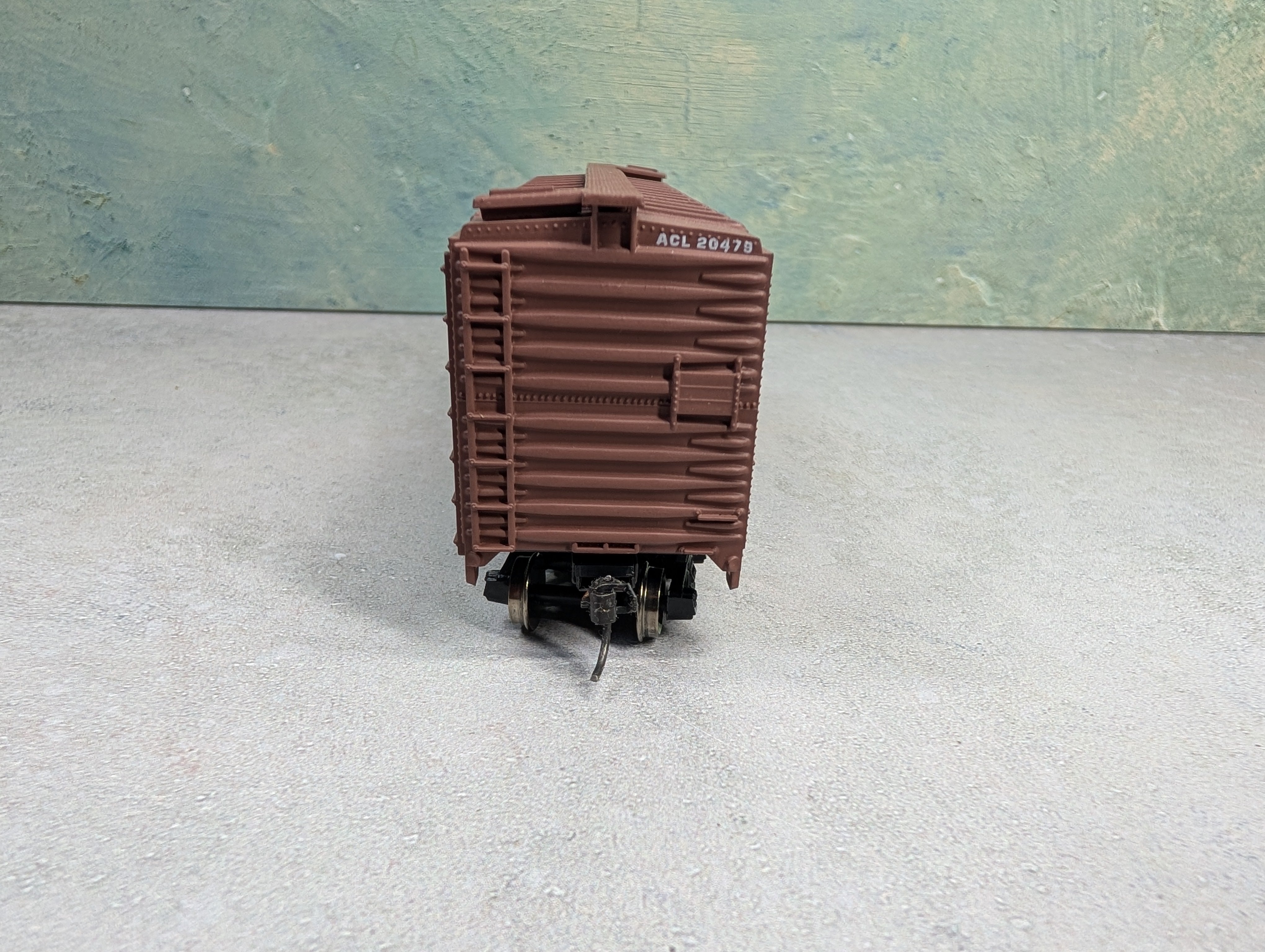 USED Athearn 5001 HO Scale 40' AAR Steam Era Box Car Atlantic Coast Line ACL #20479 Metal Wheels & Kadees