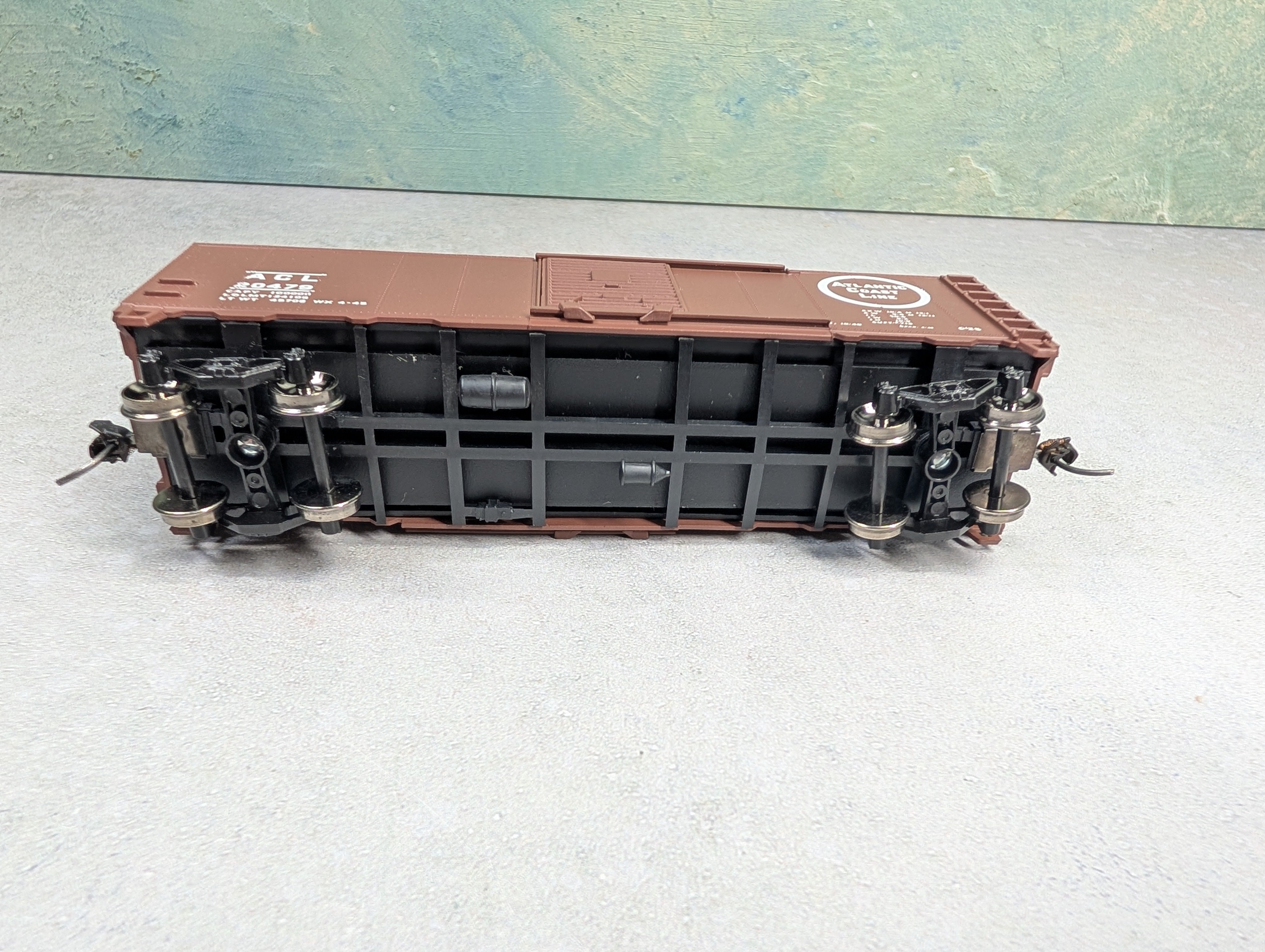 USED Athearn 5001 HO Scale 40' AAR Steam Era Box Car Atlantic Coast Line ACL #20479 Metal Wheels & Kadees
