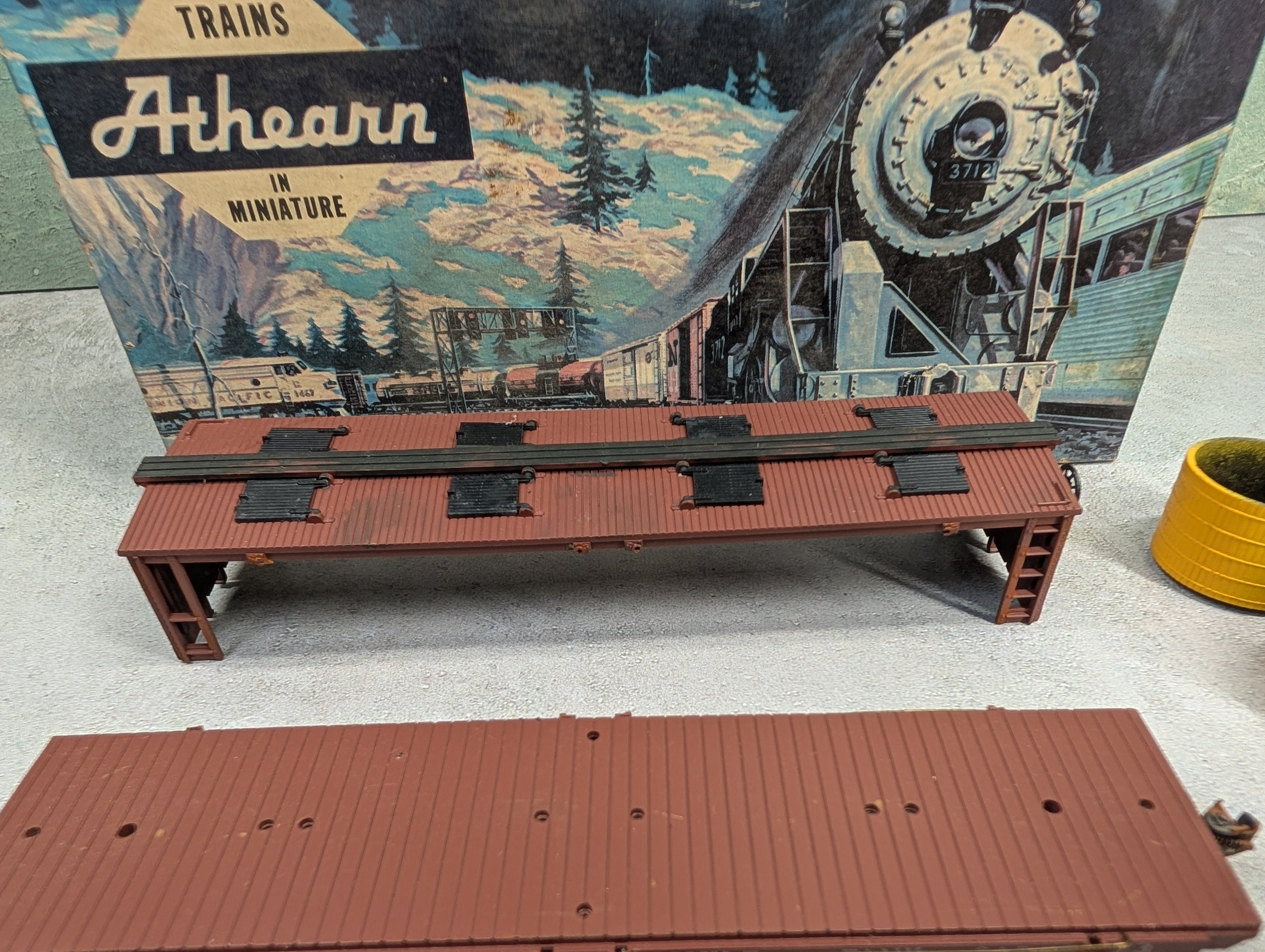 USED Athearn 1475 HO Scale Pickle Car with Tanks Heinz #73 KIT