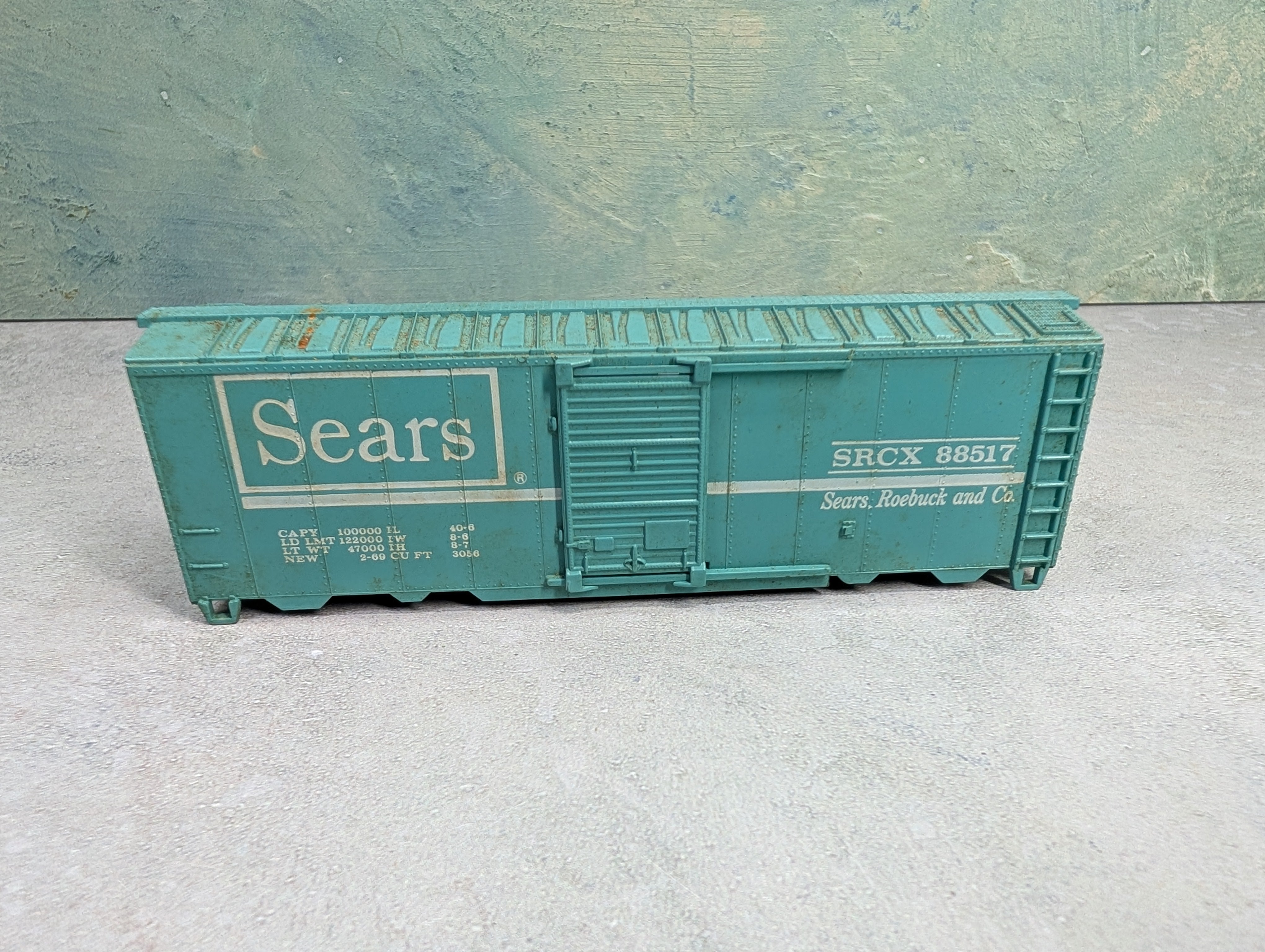 USED Lionel HO Scale 40' Box Car Sears SRCX #88517 No Trucks/Couplers