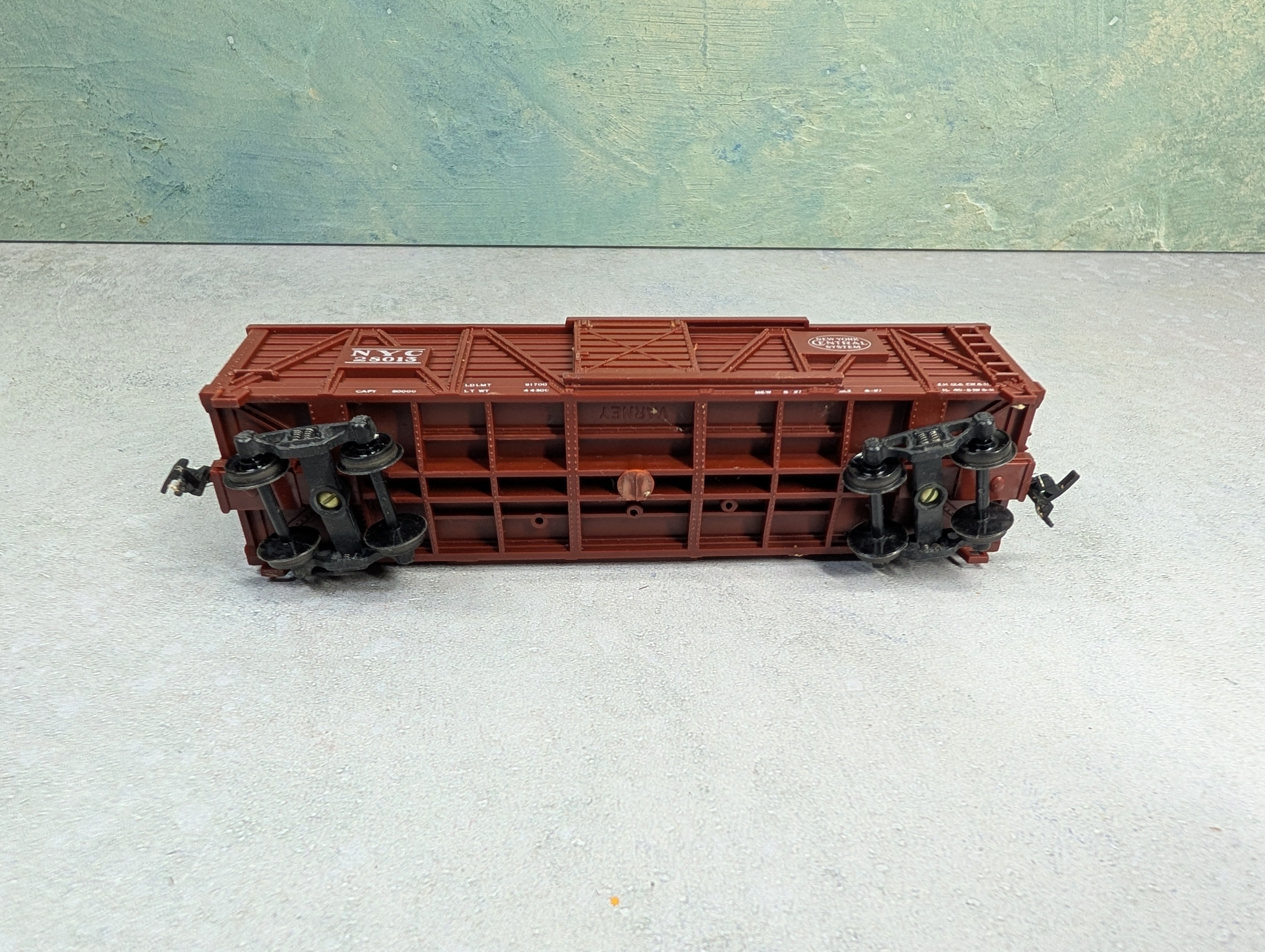 USED Varney HO Scale 40' Cattle Stock Car New York Central NYC #28013