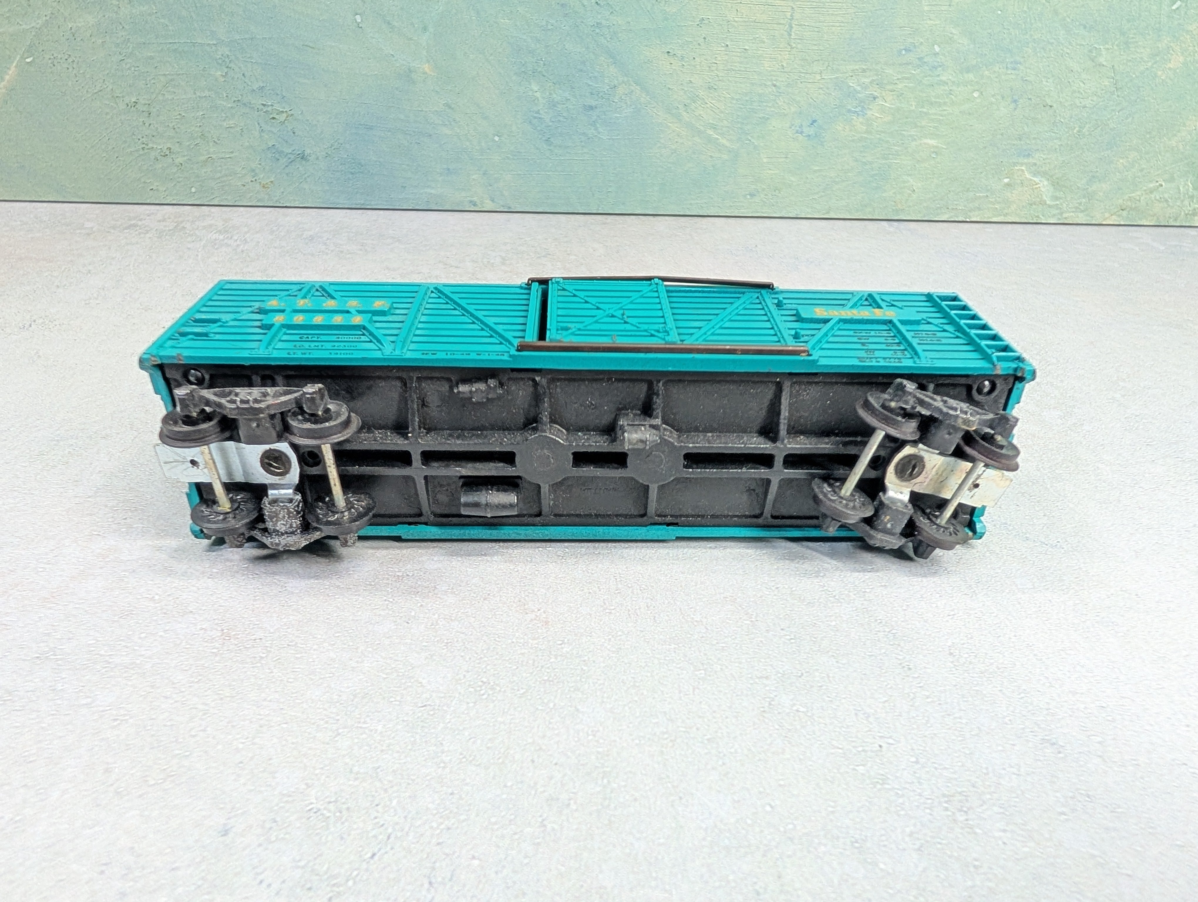 USED Mantua HO Scale 40' Cattle Stock Car Santa Fe ATSF #80680