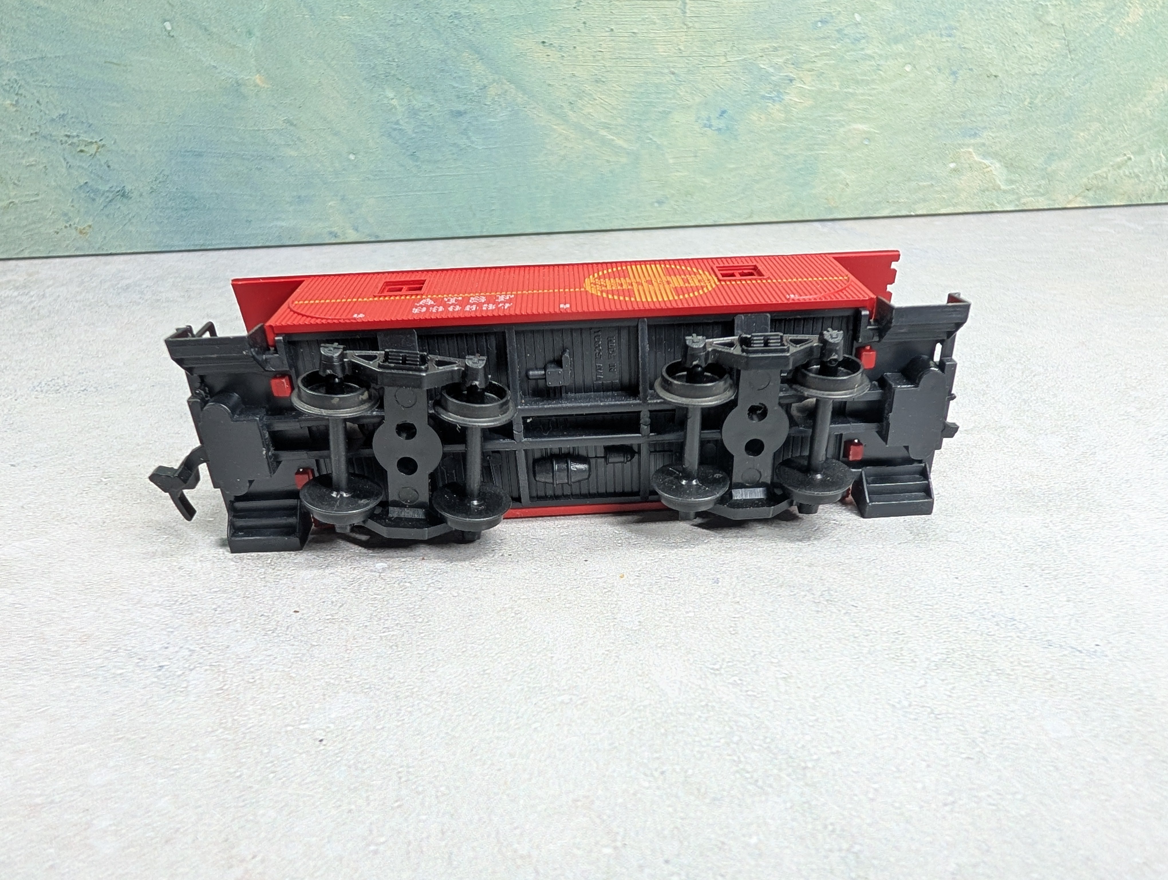 USED AHM HO Scale Wooden Caboose Santa Fe ATSF #999537