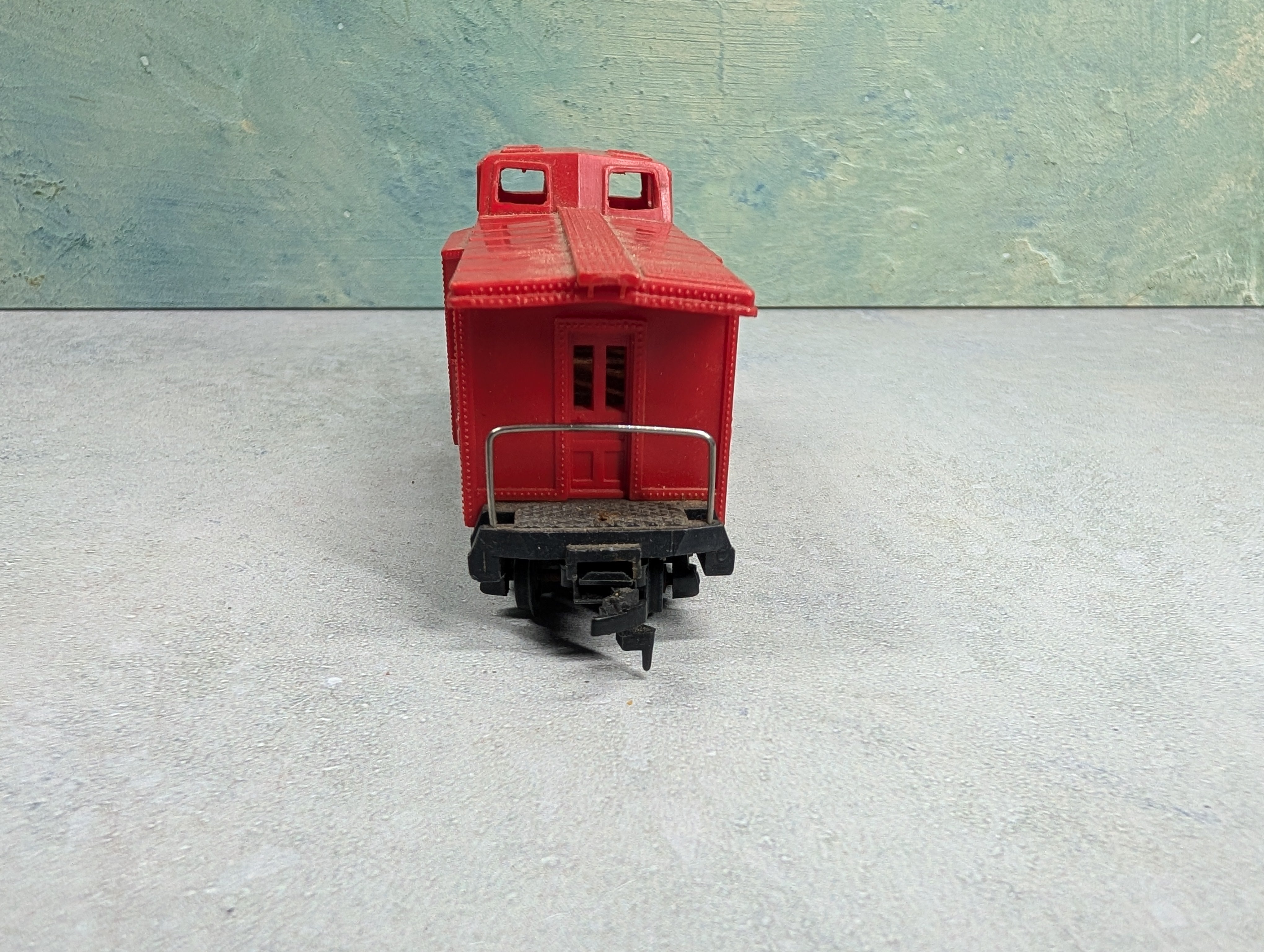 USED American Flyer HO Scale Bay Window Caboose Santa Fe ATSF #C-3008