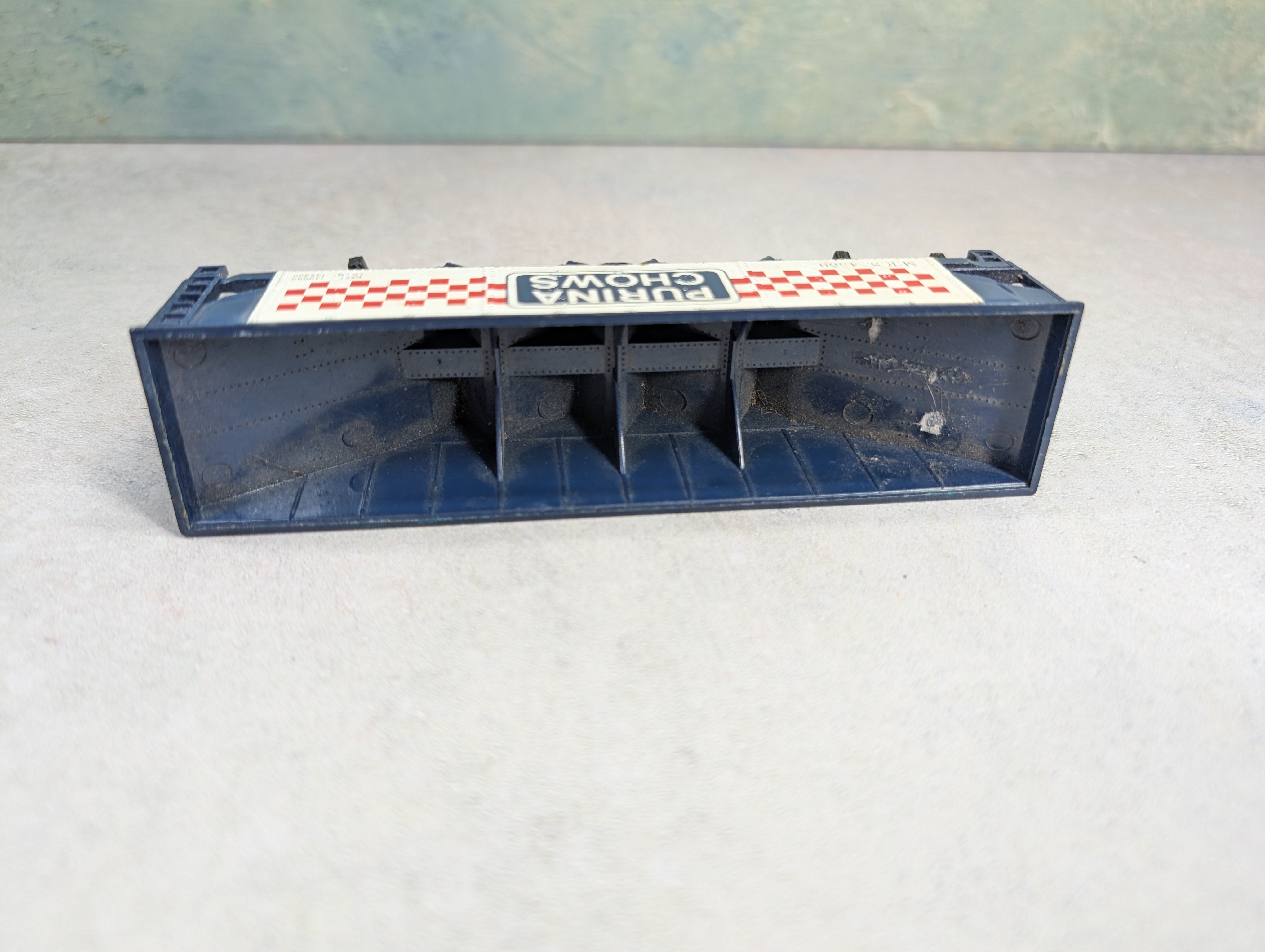 USED Tyco HO Scale Quad Hopper Purina MRS #4550