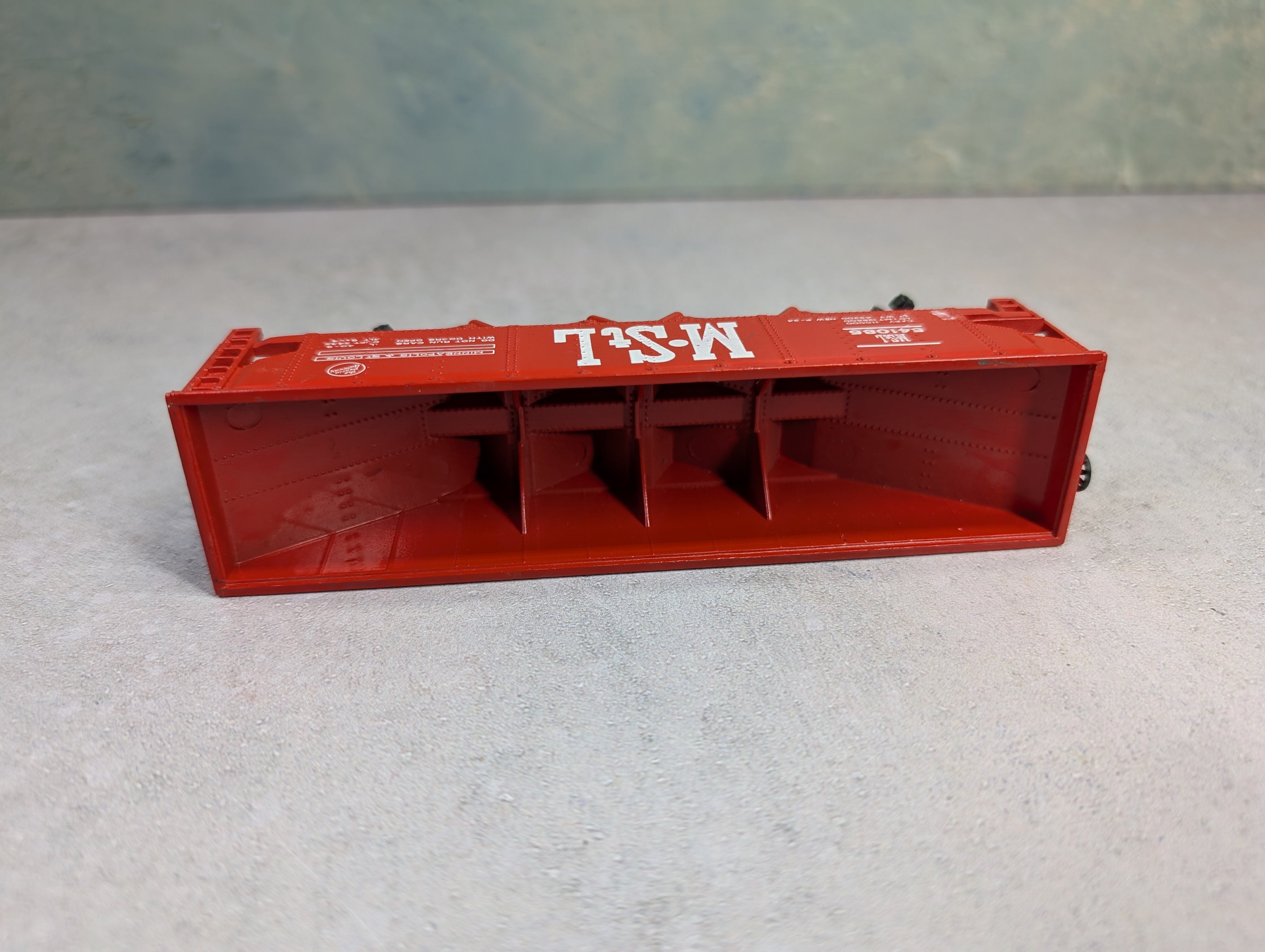 USED Bachmann HO Scale Quad Hopper Minneapolis & St Louis MStL #541085