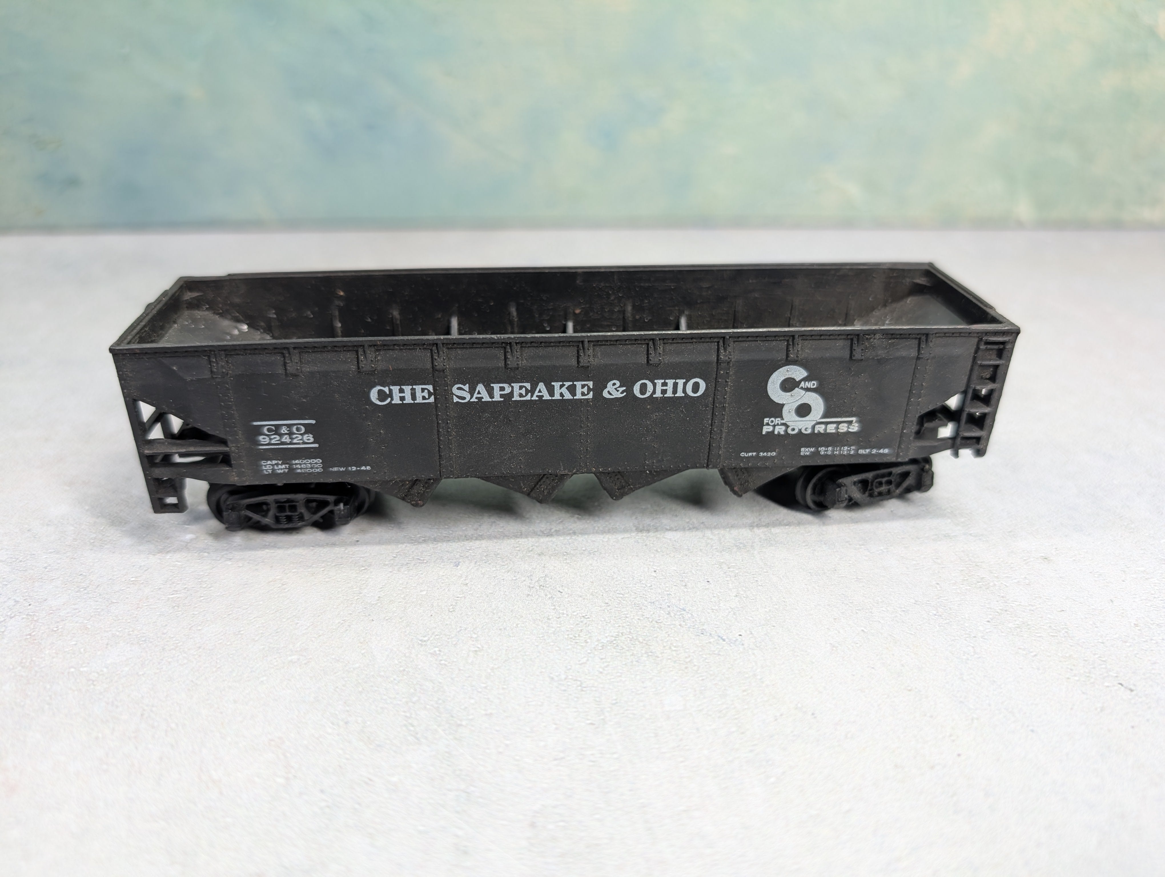 USED Bachmann HO Scale Quad Hopper Chesapeake and Ohio C&O #92426