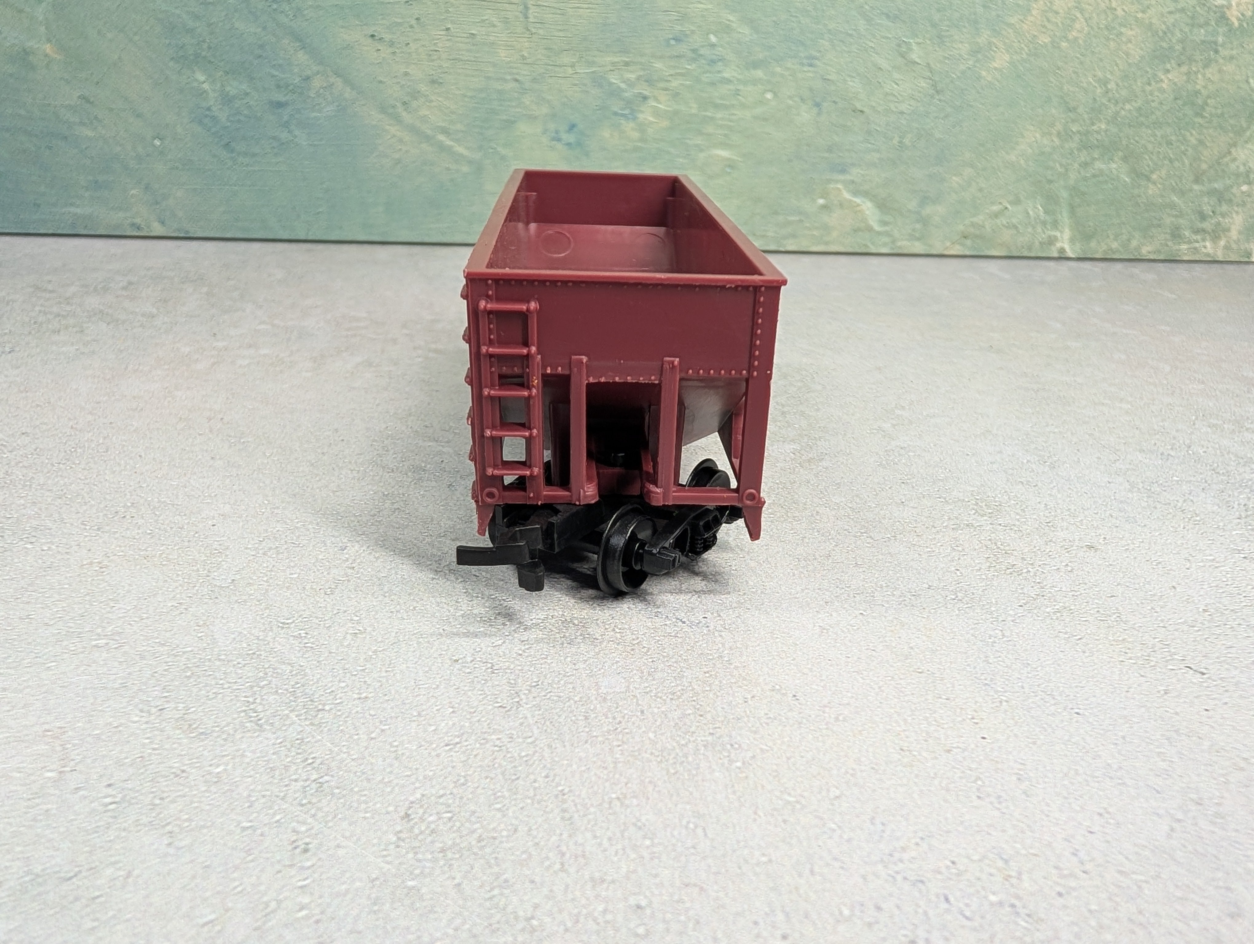 USED Life-Like HO Scale 2 Bay Hopper Georgia Railroad GA #21395