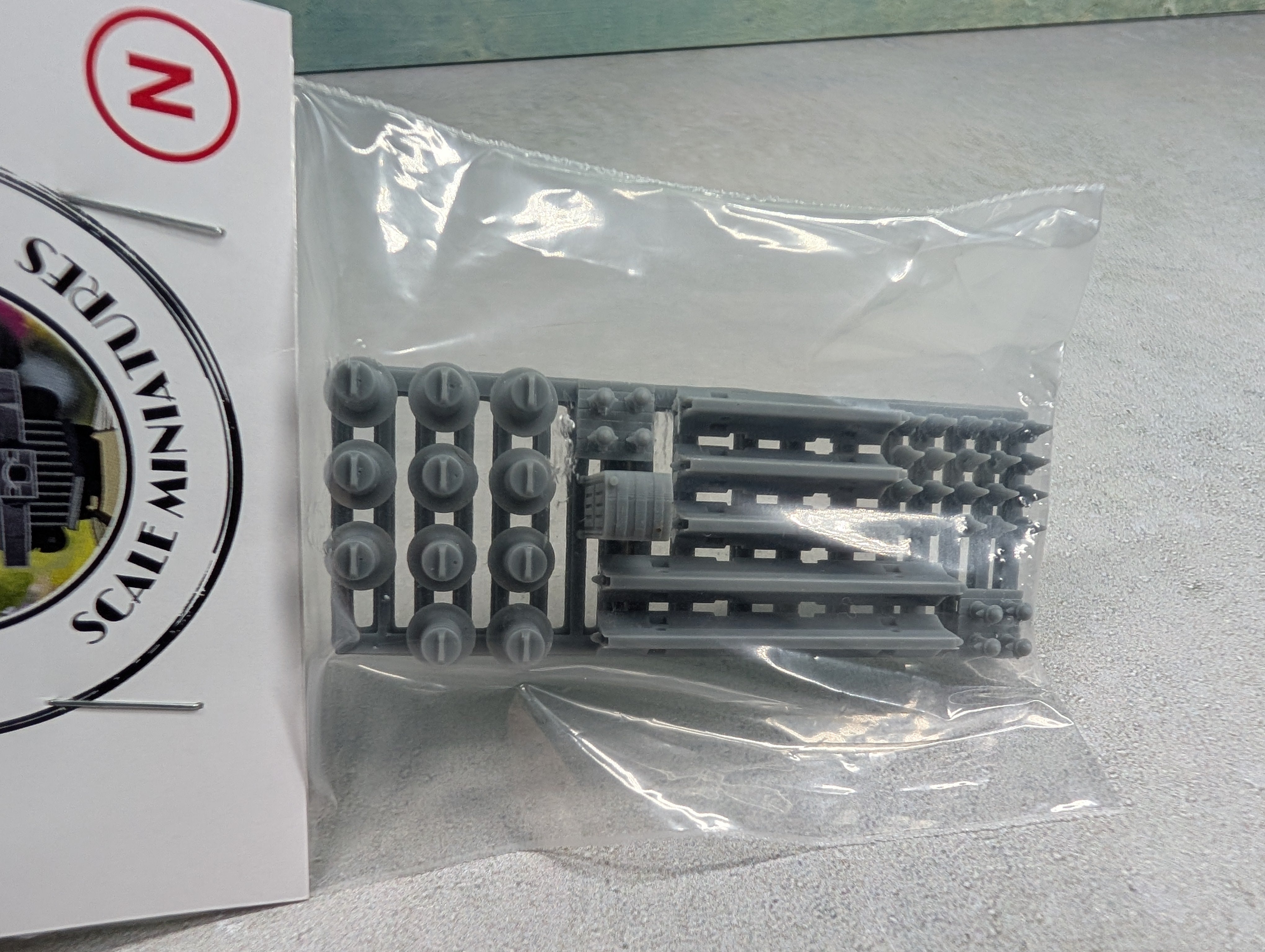 Whistle Stop Models N2201 N Scale Construction Set, Resin 3D Printed, Highly Detailed Sample