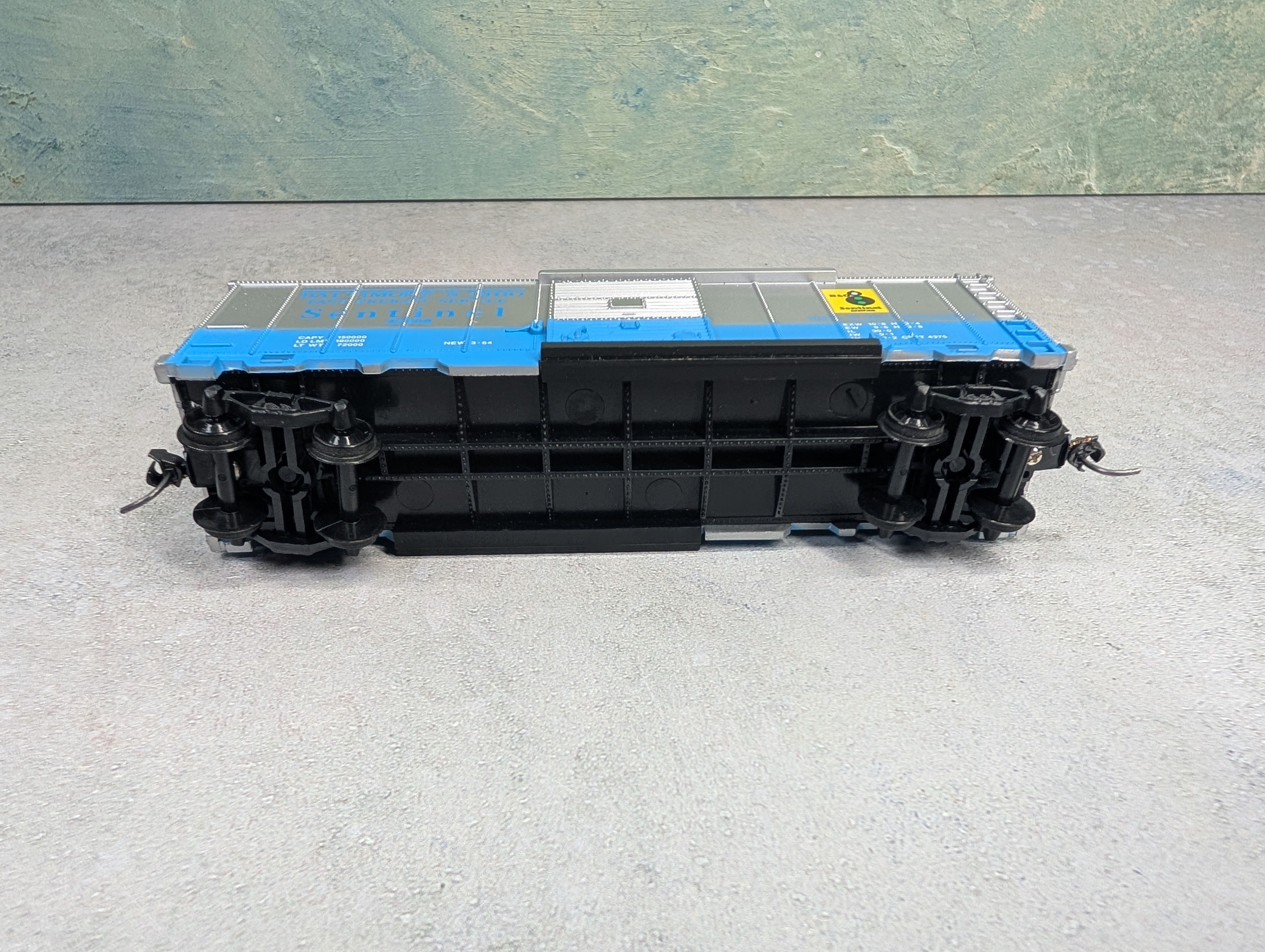 USED Model Power HO Scale 40' Box Car Baltimore and Ohio #46008 Sentinel
