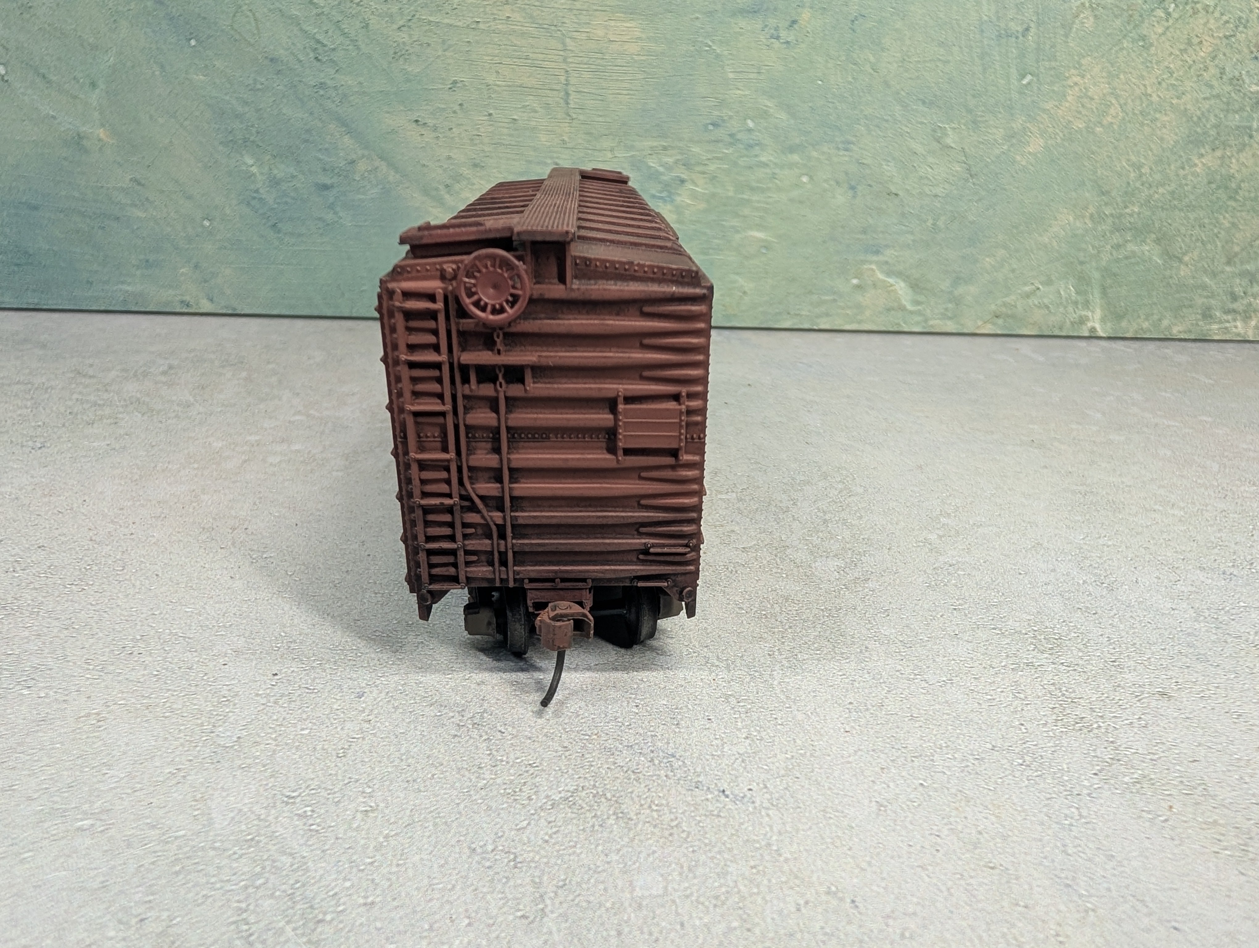 USED Athearn HO Scale 40' Box Car Delaware and Hudson D&H #18263 Weathered