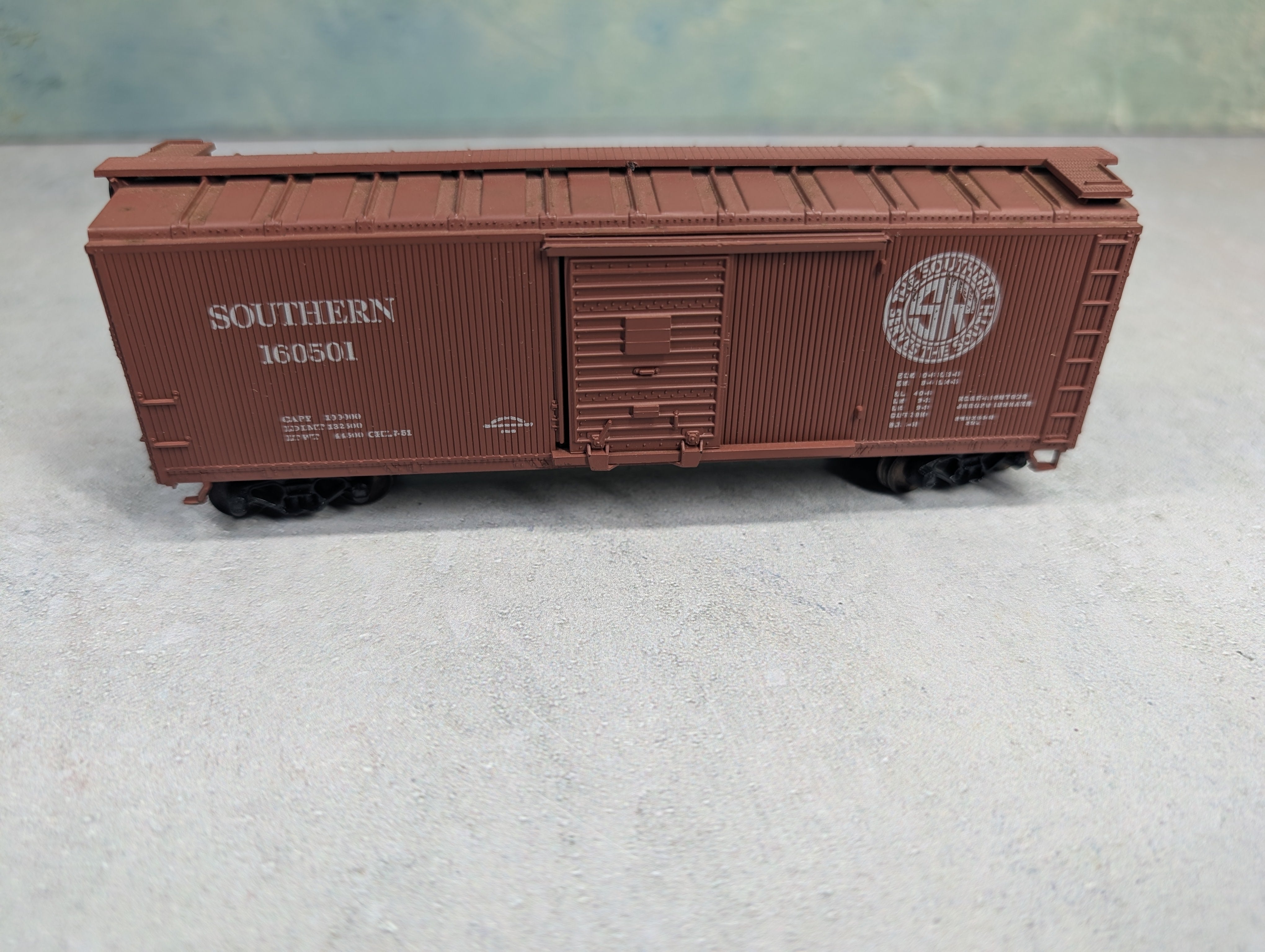 USED Athearn HO Scale 40' Wooden Box Car Southern #160501