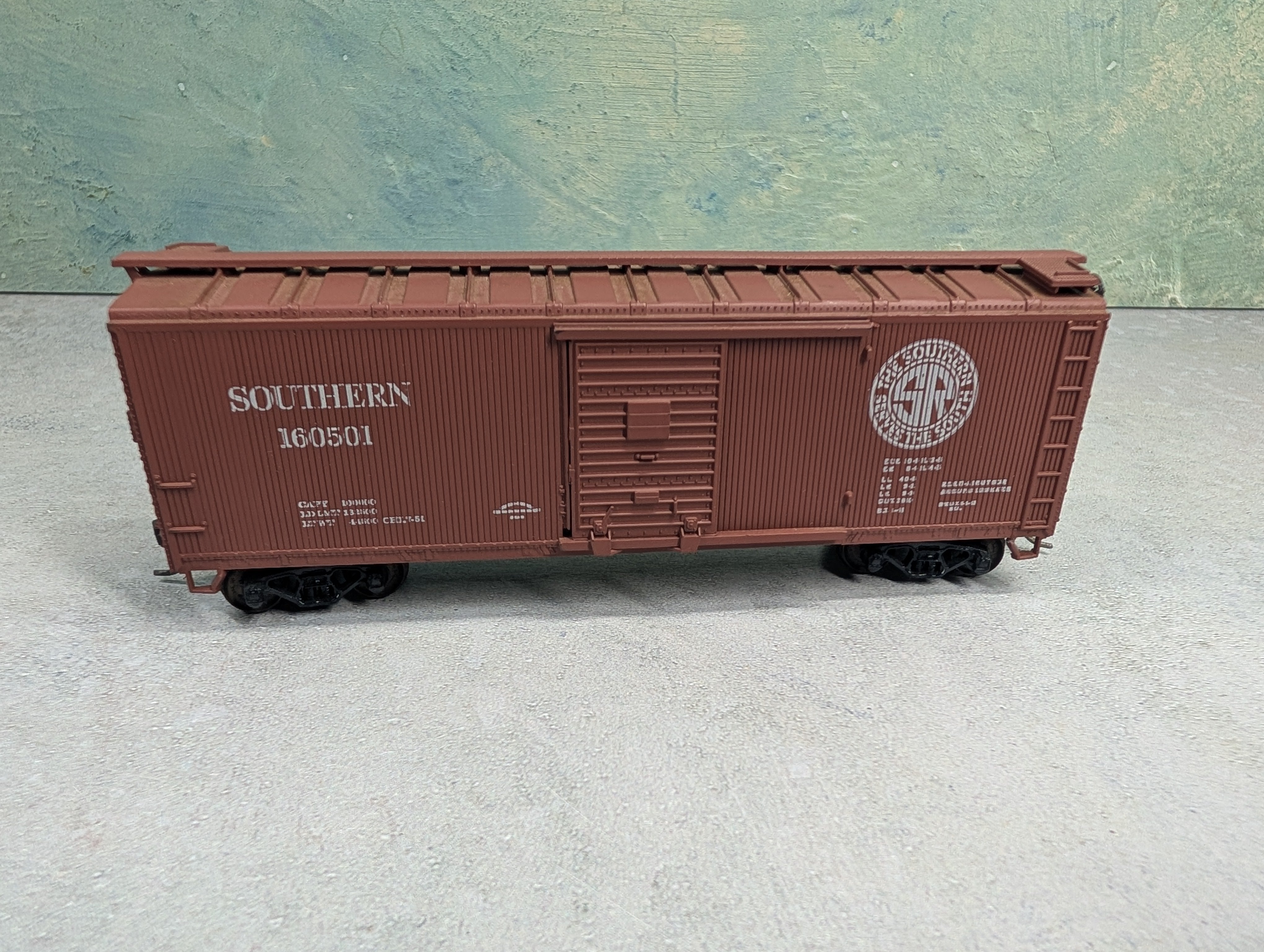 USED Athearn HO Scale 40' Wooden Box Car Southern #160501