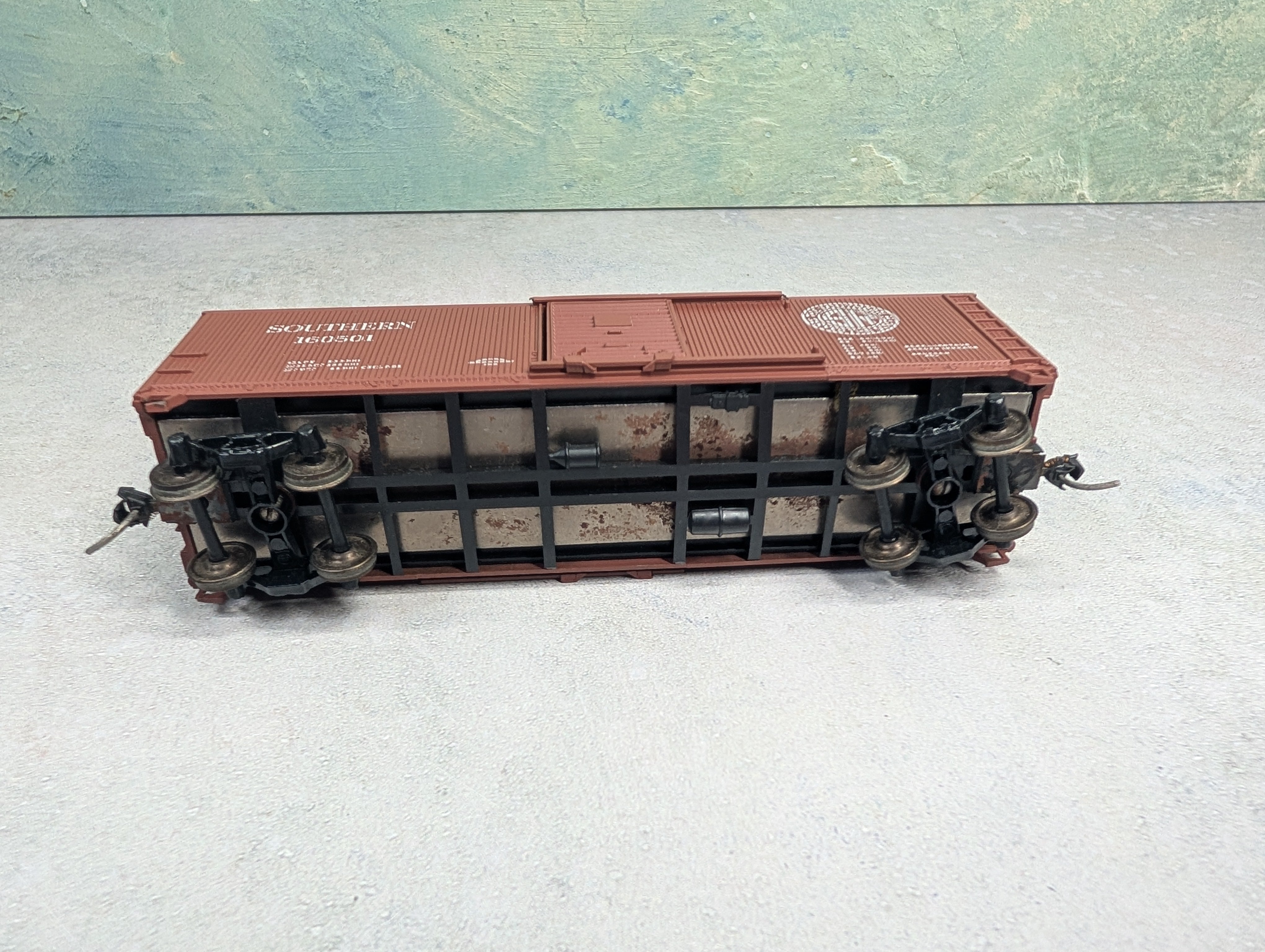 USED Athearn HO Scale 40' Wooden Box Car Southern #160501