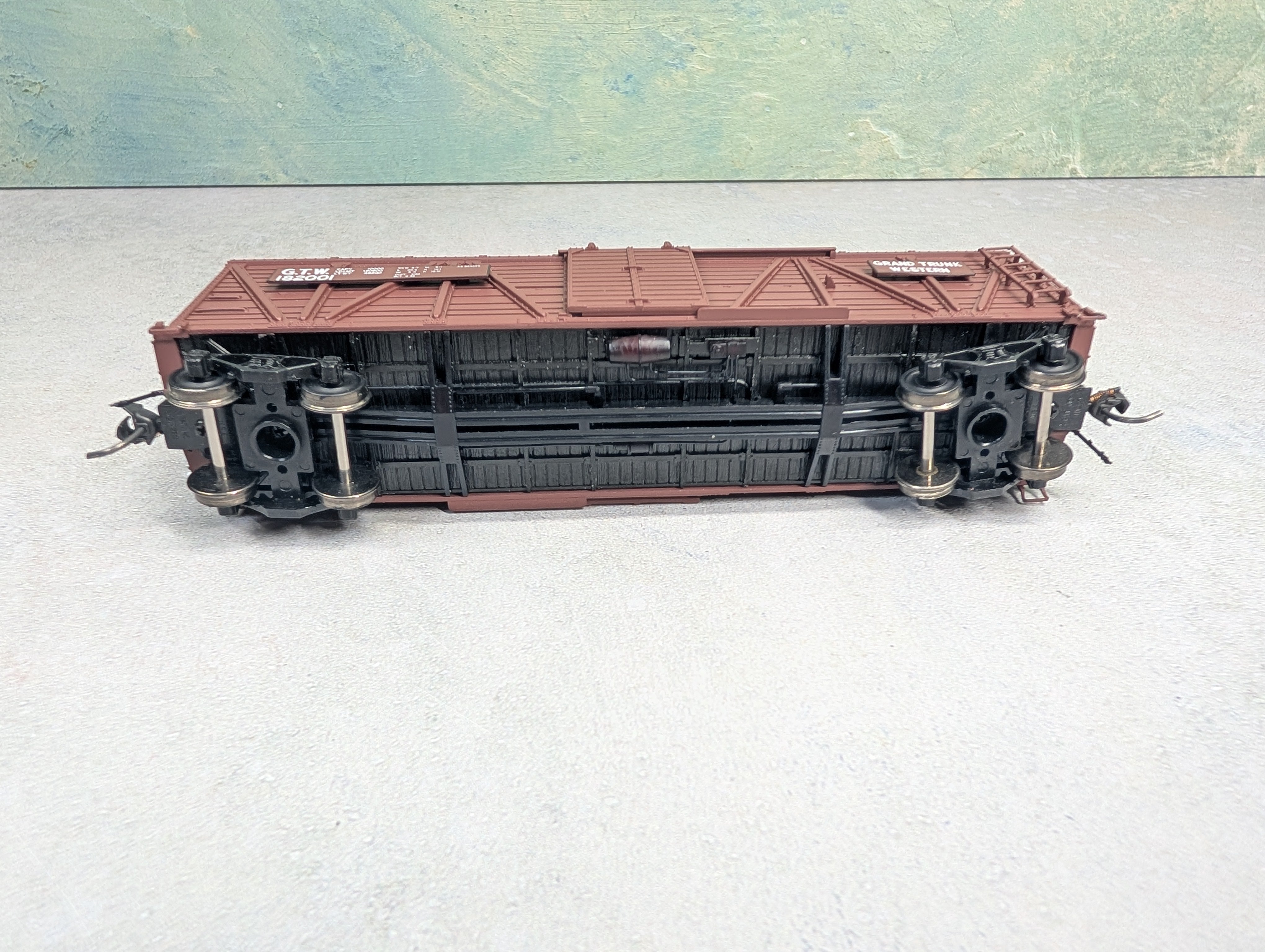 USED Broadway Limited HO Scale 40' Cattle Stock Car Grand Trunk Western GTW #182001