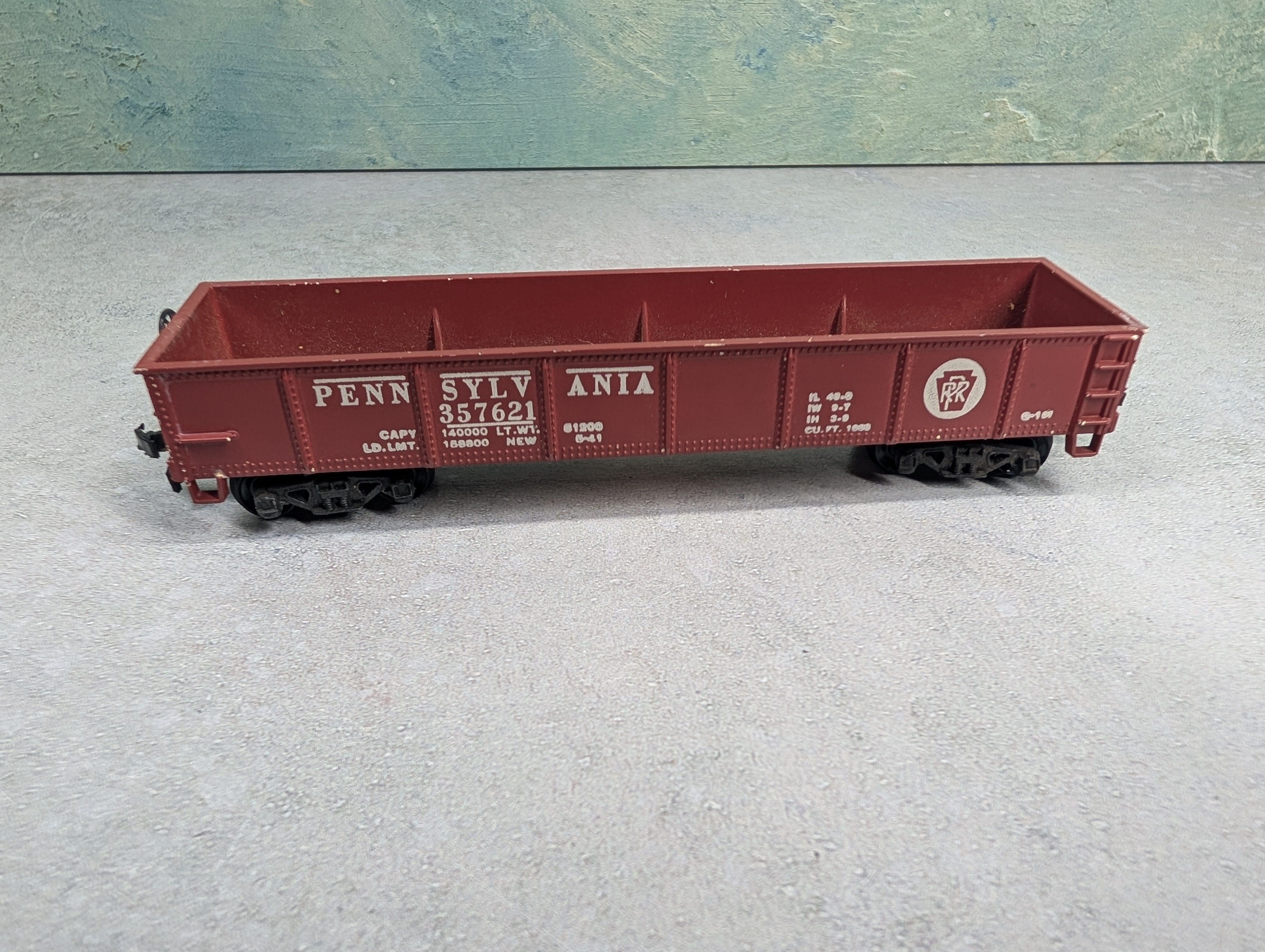 USED Varney HO Scale 40' Gondola Pennsylvania #357621