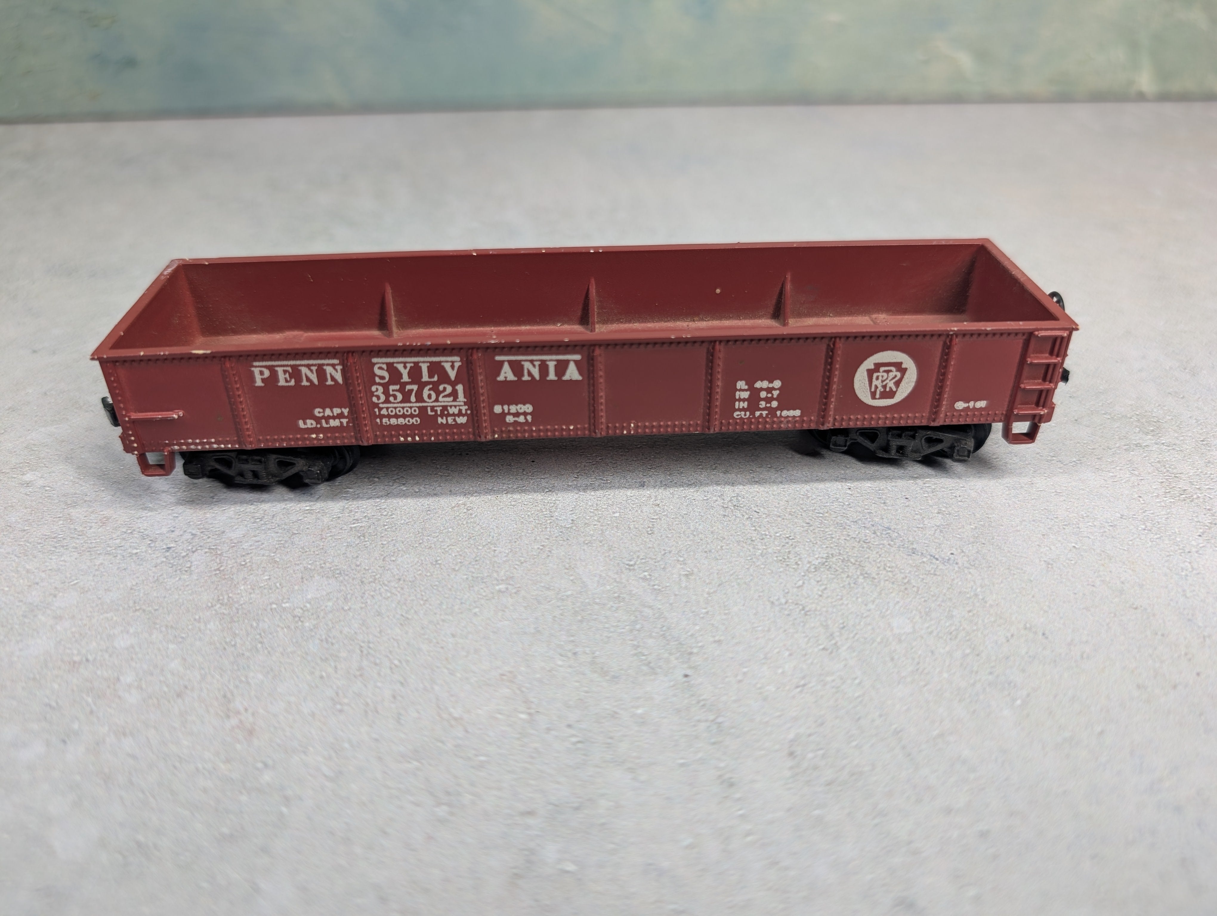 USED Varney HO Scale 40' Gondola Pennsylvania #357621