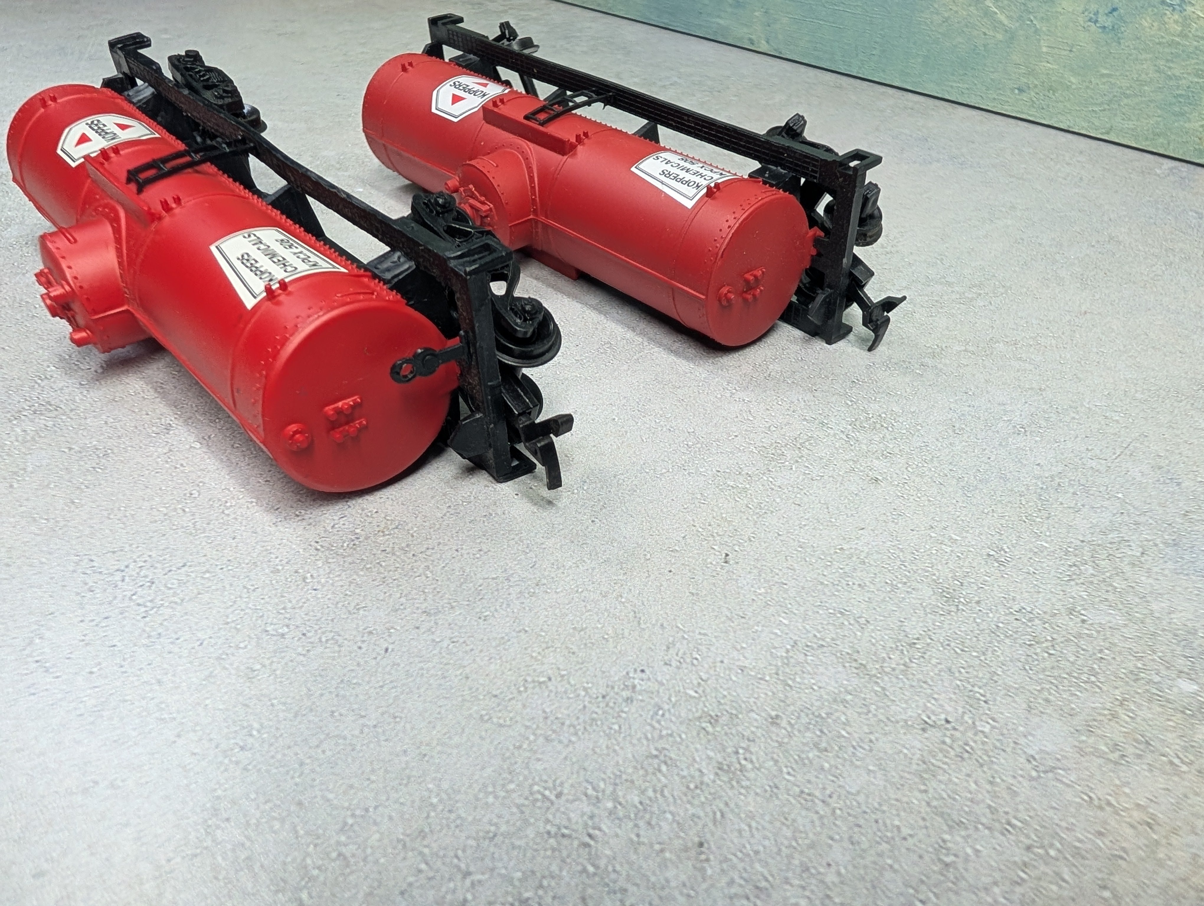 USED Life-Like HO Scale Lot of Single Dome Tank Cars Koppers KPCX #508 (2 pcs)