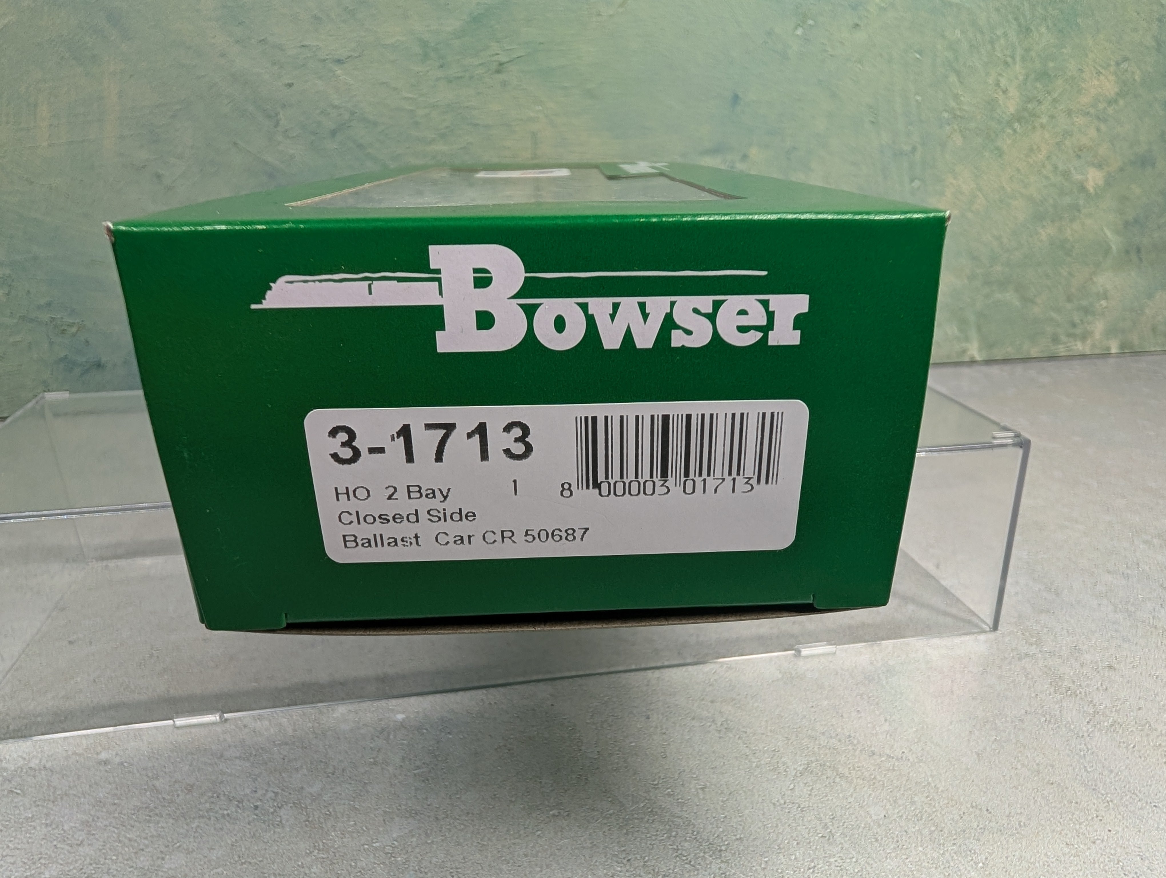 Bowser #3-1713 HO Scale 70-Ton 2 Bay Ballast Car Conrail CR #50687 KIT