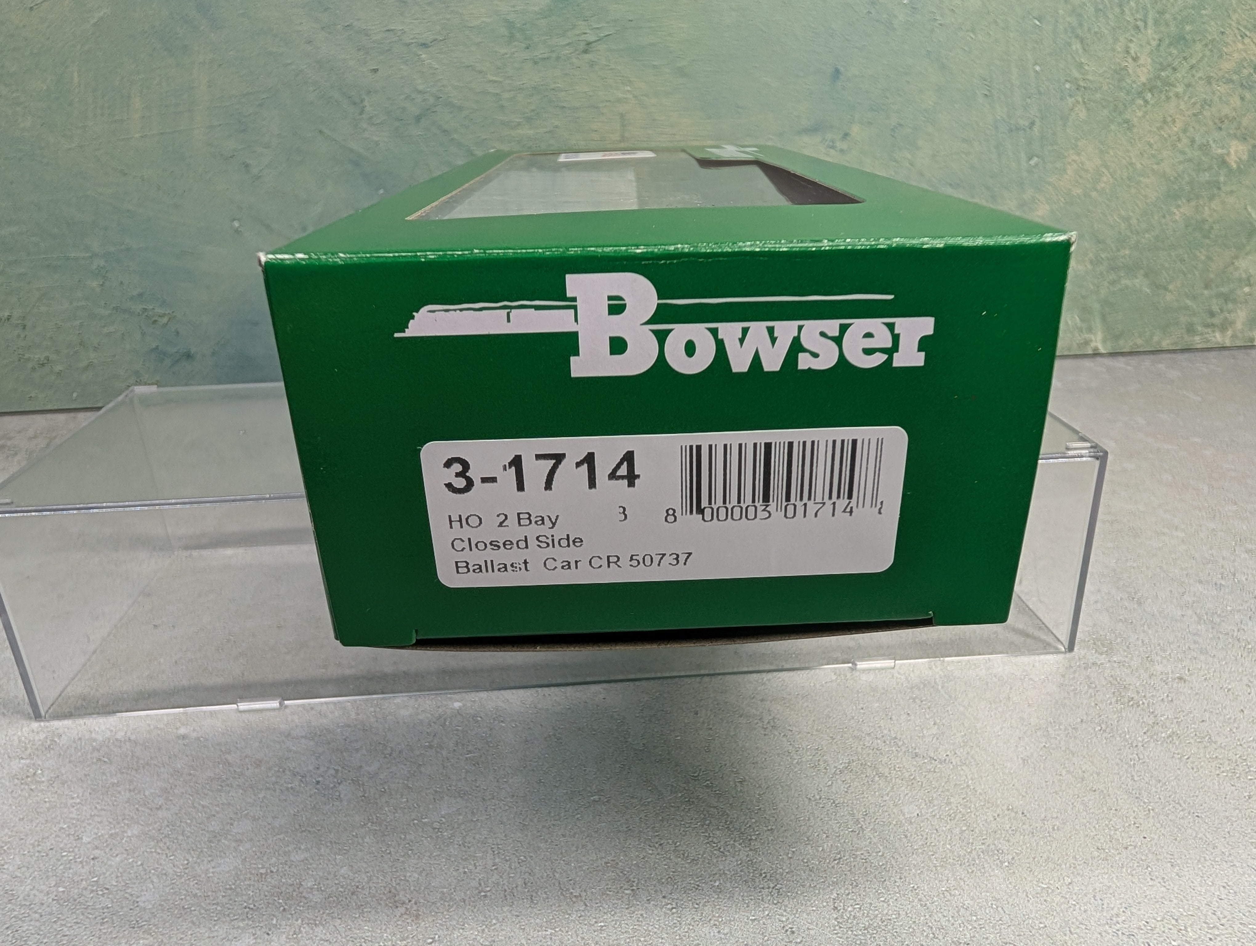 Bowser #3-1714 HO Scale 70-Ton 2 Bay Ballast Car Conrail CR #50737 KIT