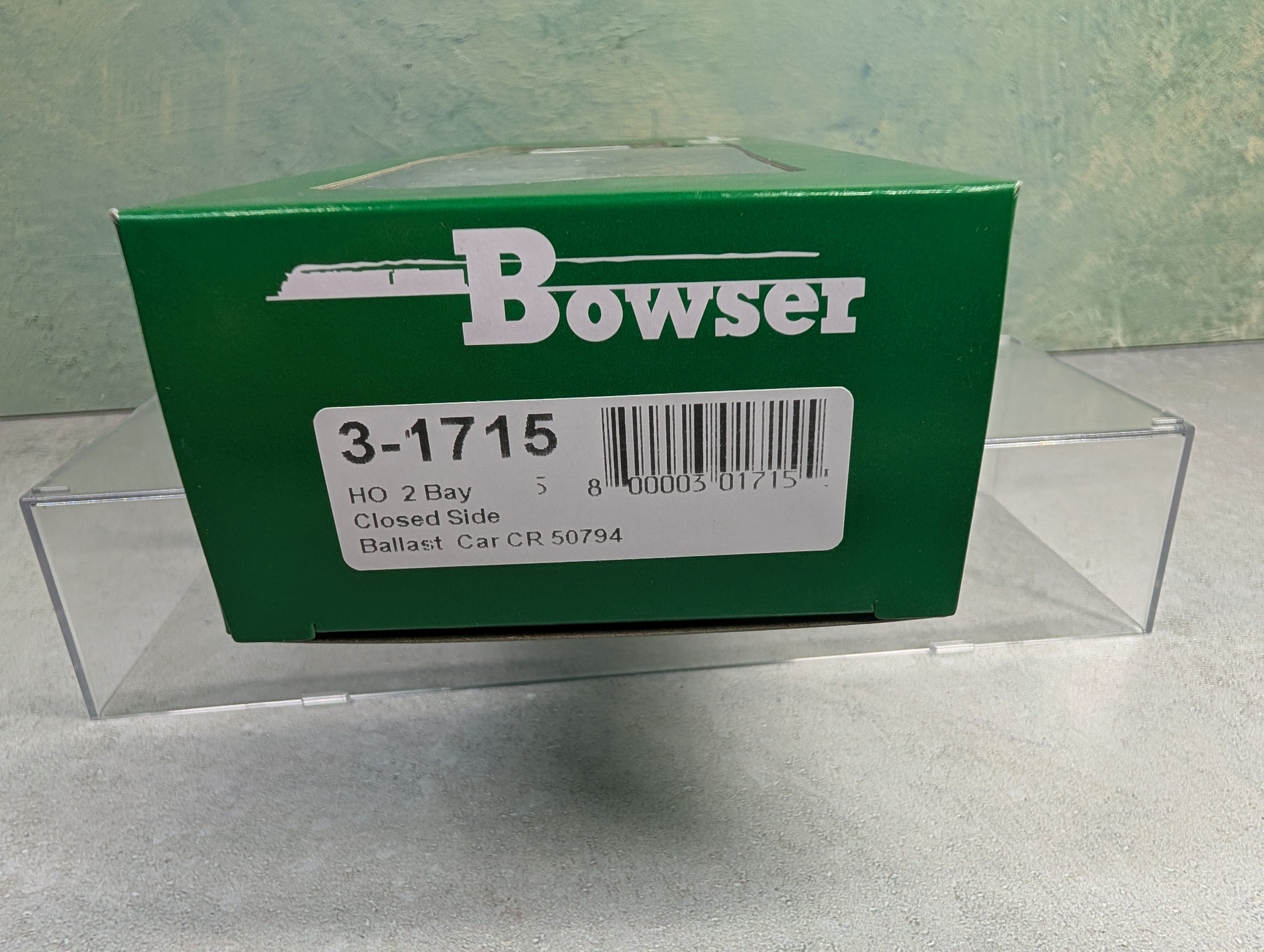 Bowser #3-1715 HO Scale 70-Ton 2 Bay Ballast Car Conrail CR #50794 KIT