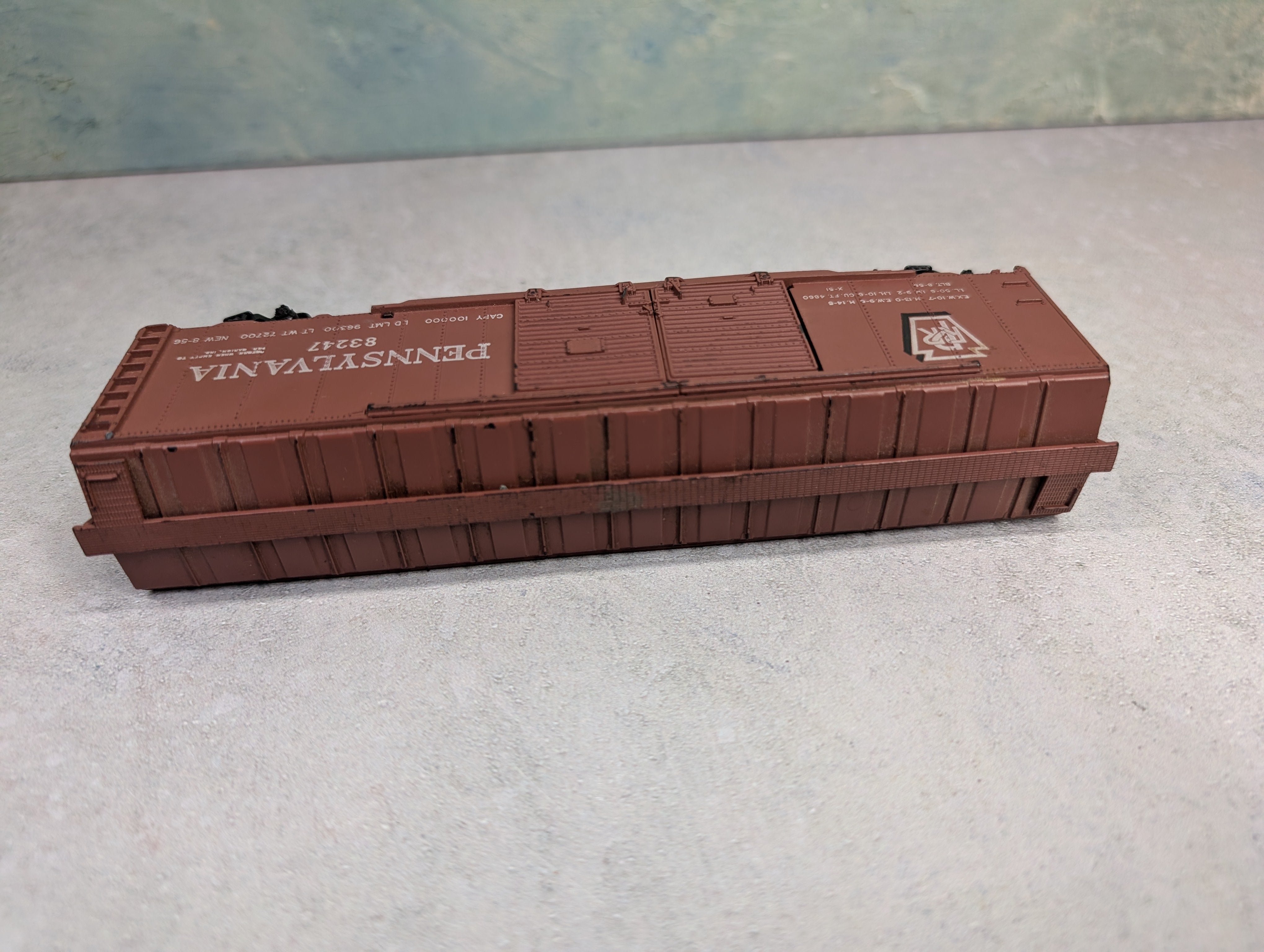 USED Athearn HO Scale 50' DD Box Car Pennsylvania #83247