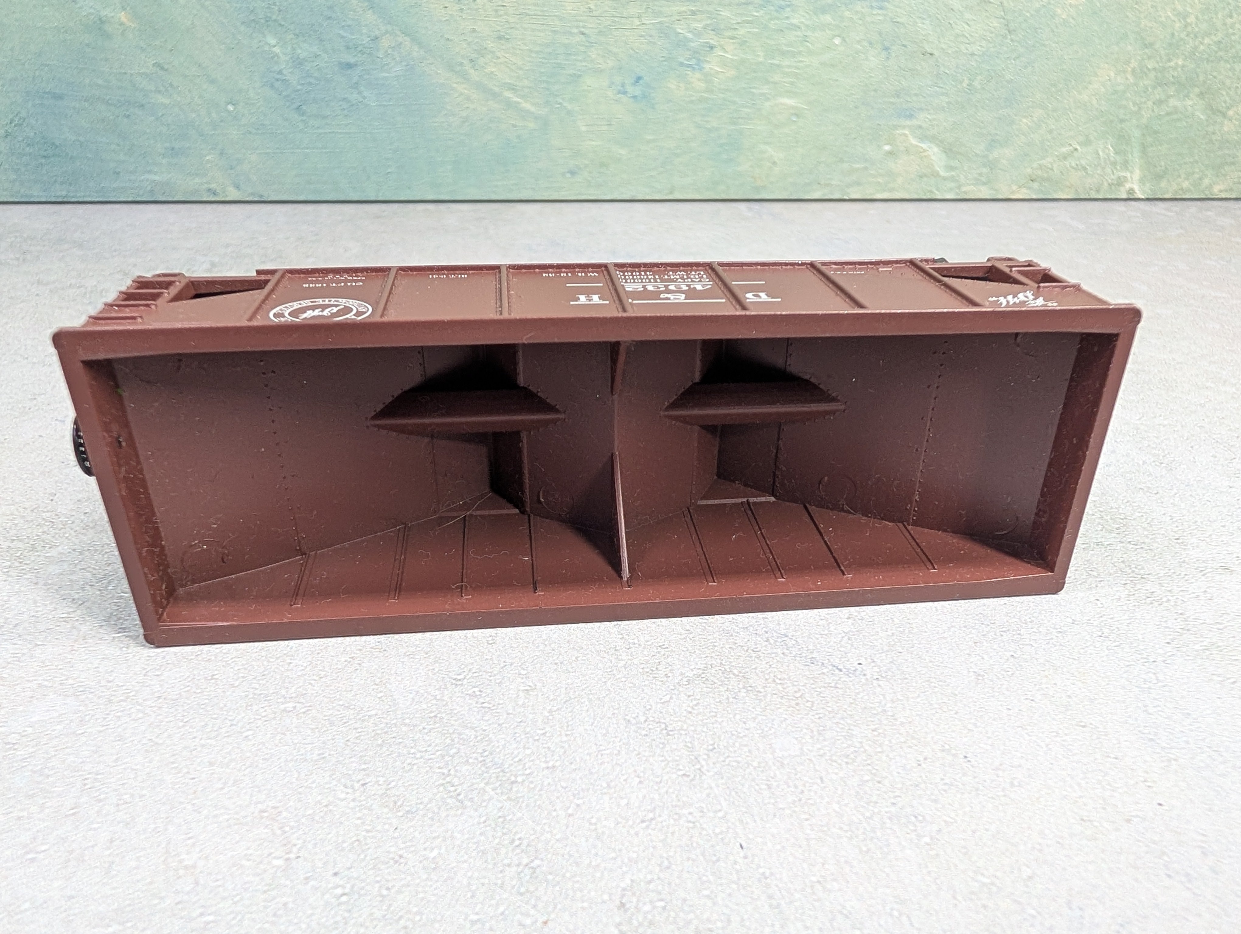 USED Athearn HO Scale 2 Bay Hopper Delaware and Hudson D&H #4932