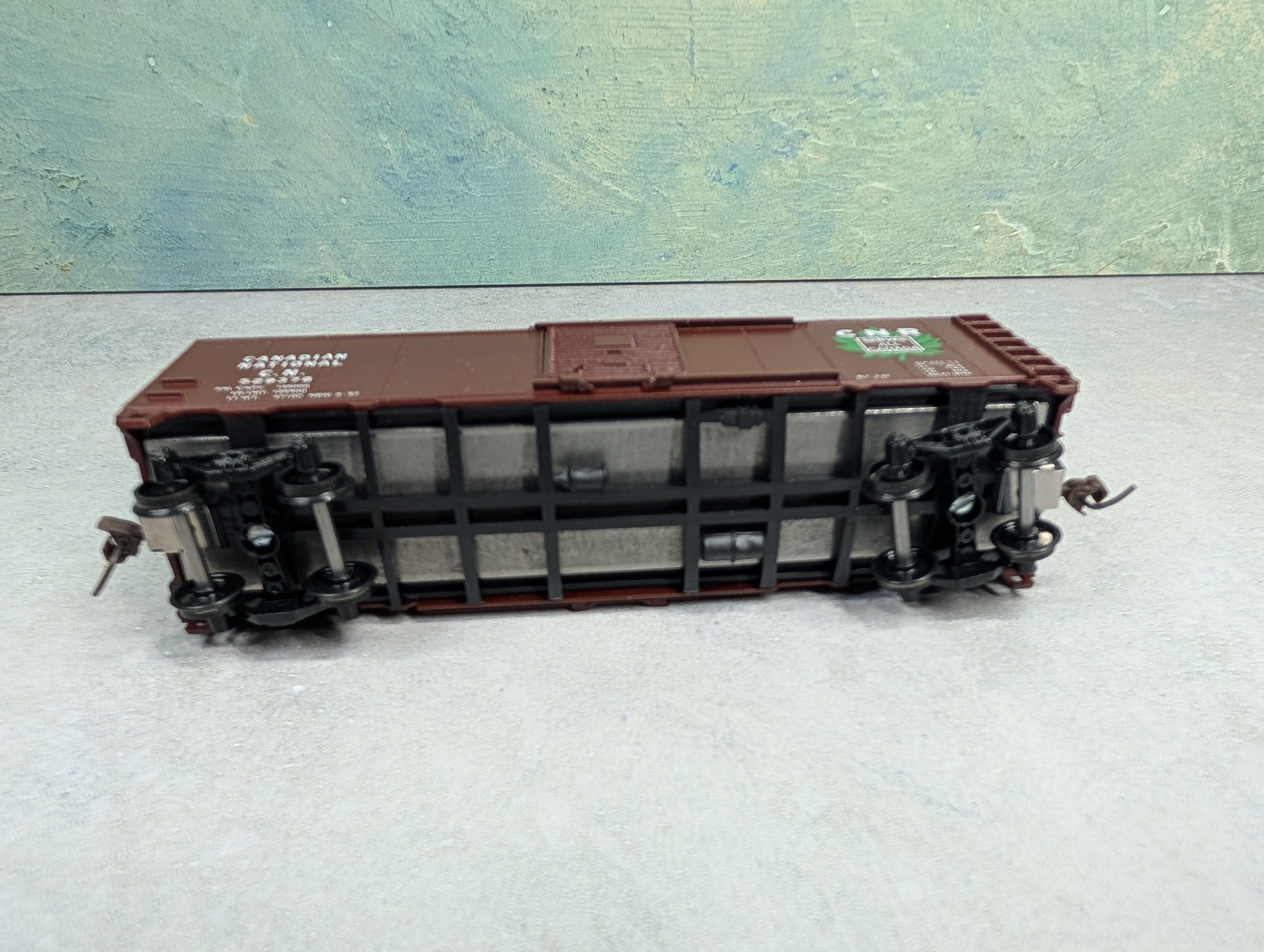 USED Athearn #305-1 HO Scale 40' Box Car Canadian National CN #529378 Rail Runner Custom