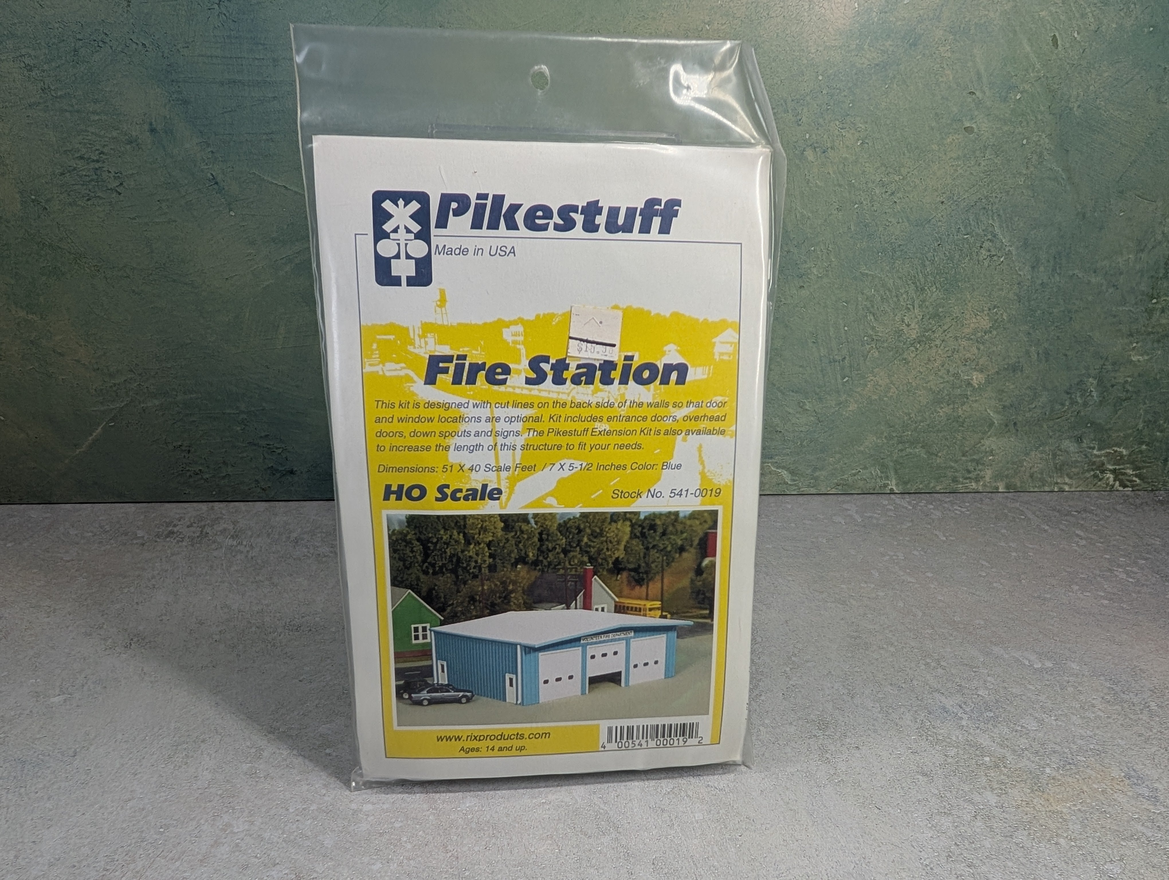 Rix 541-0019 HO Scale Fire Station Pikestuff KIT