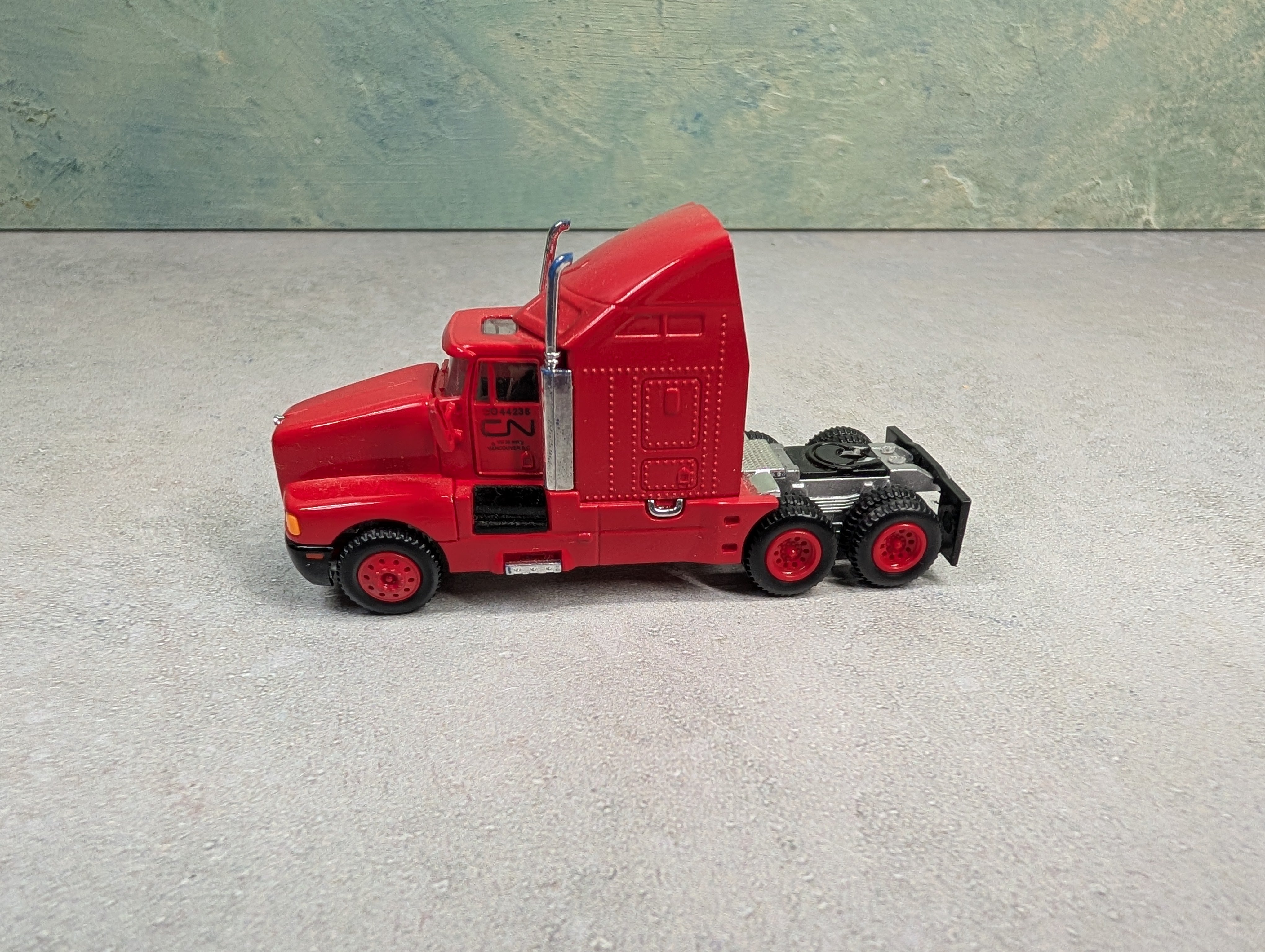 USED HO Scale Red Tractor Cab Truck Canadian National