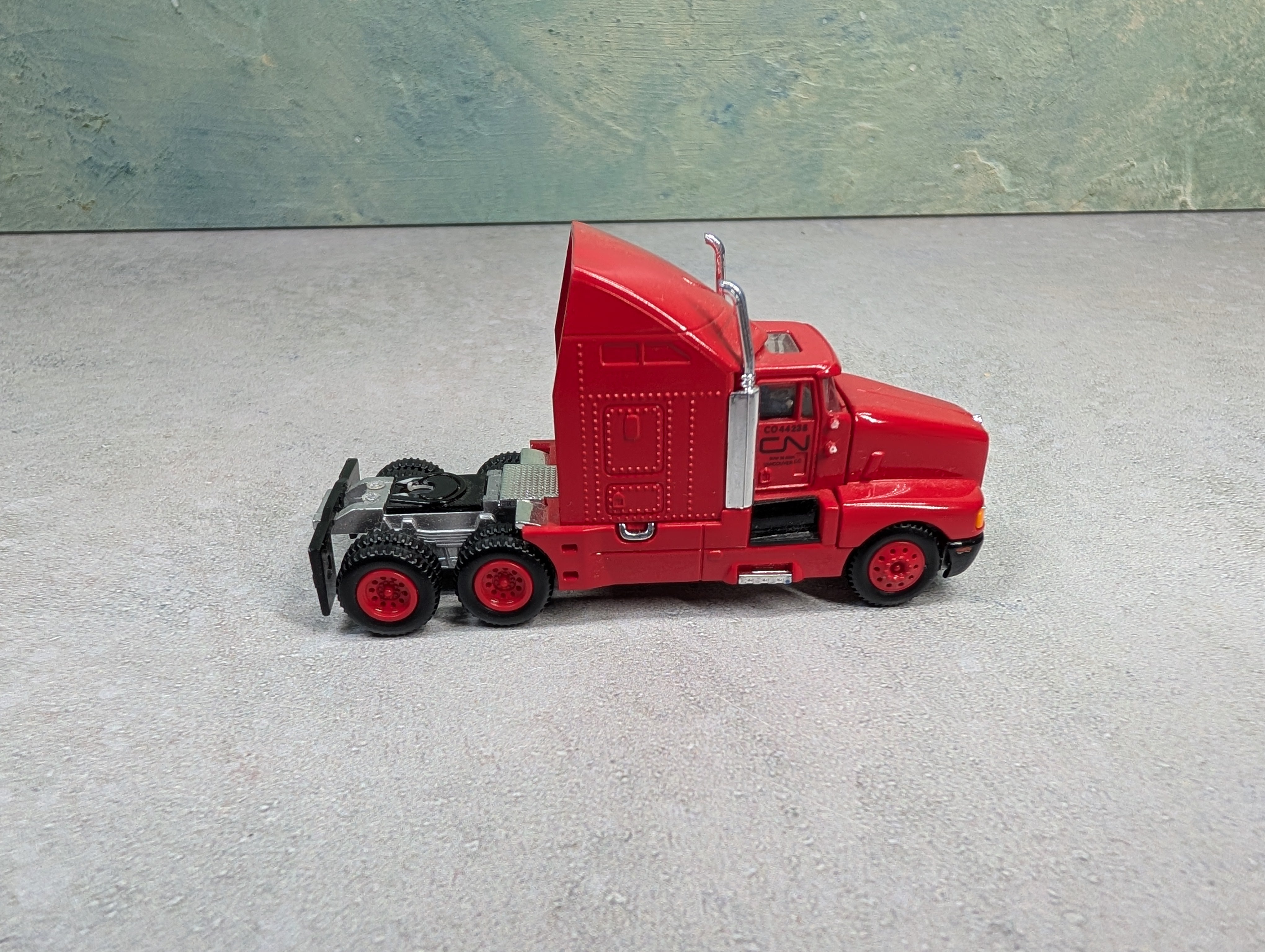 USED HO Scale Red Tractor Cab Truck Canadian National