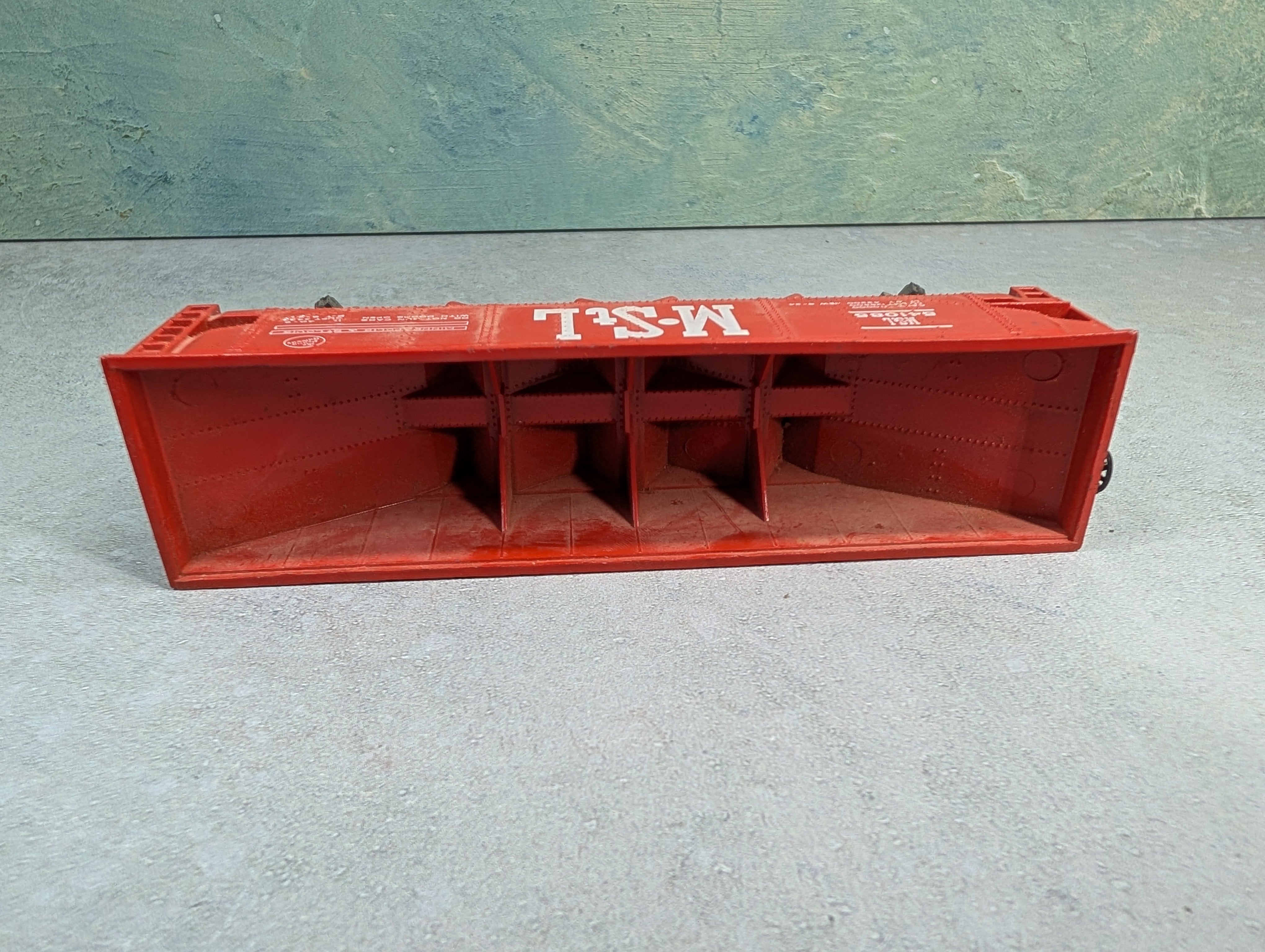 USED Bachmann HO Scale Quad Hopper Minneapolis & St Louis MStL #541085