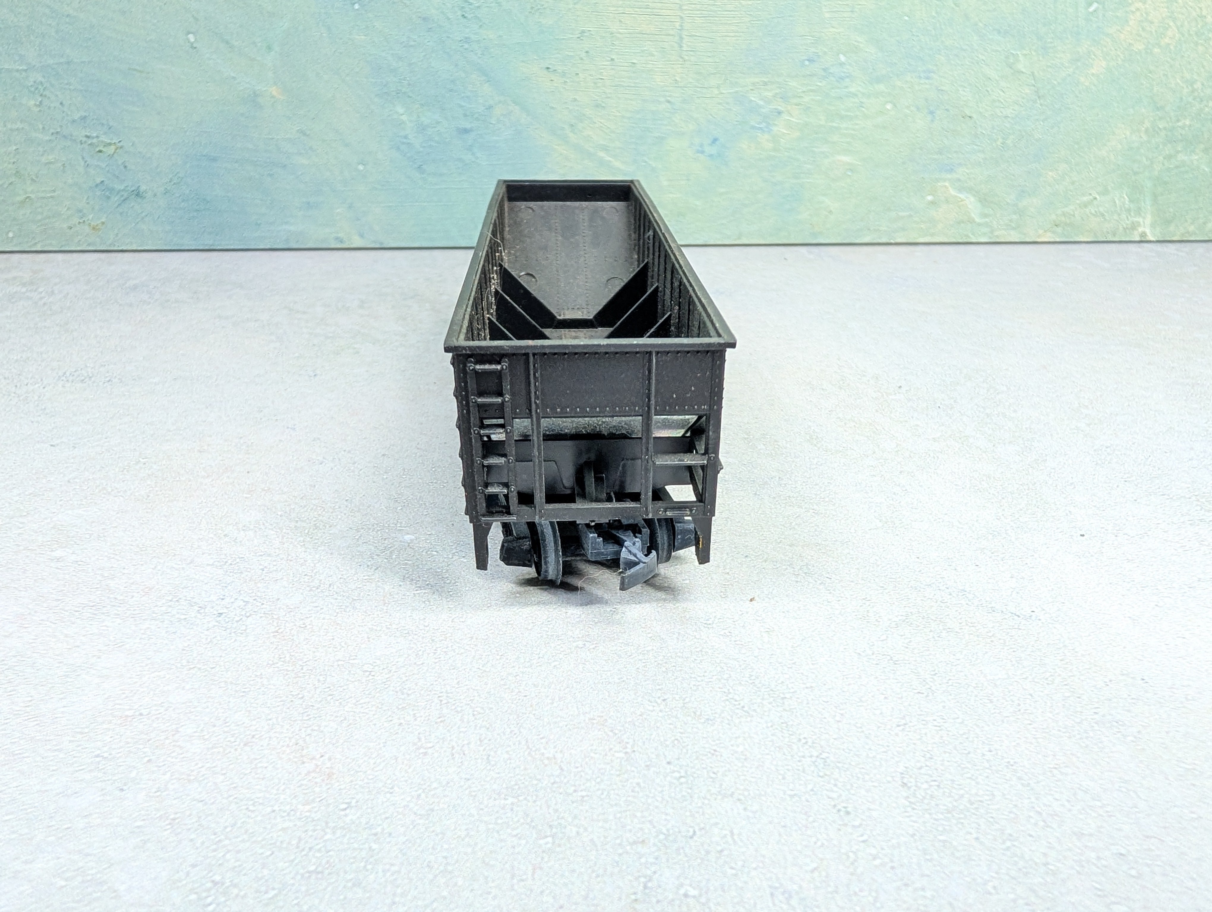 USED Tyco HO Scale Quad Hopper Reading RDG #87556