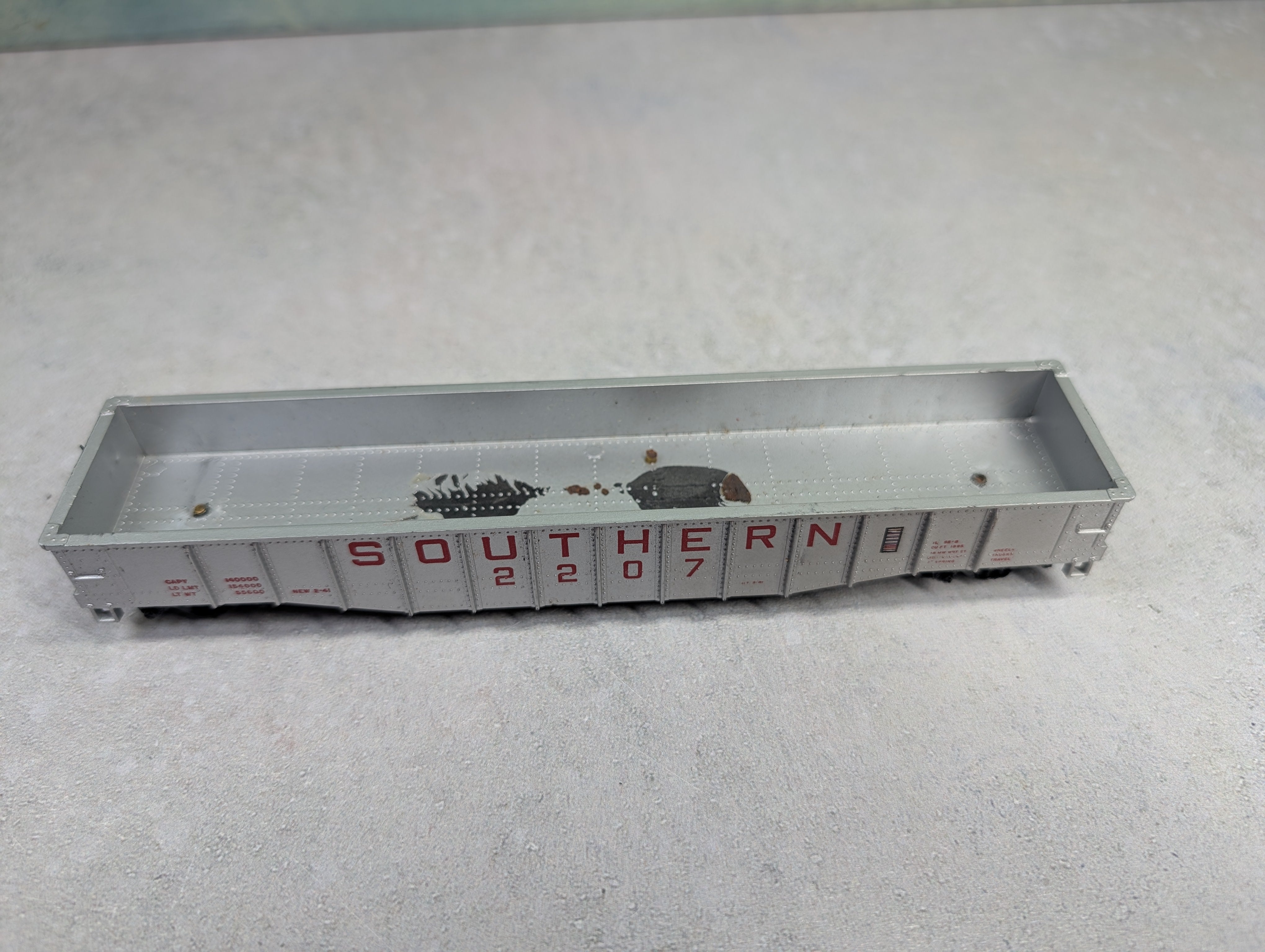 USED Athearn HO Scale 50' Gondola Southern #2207
