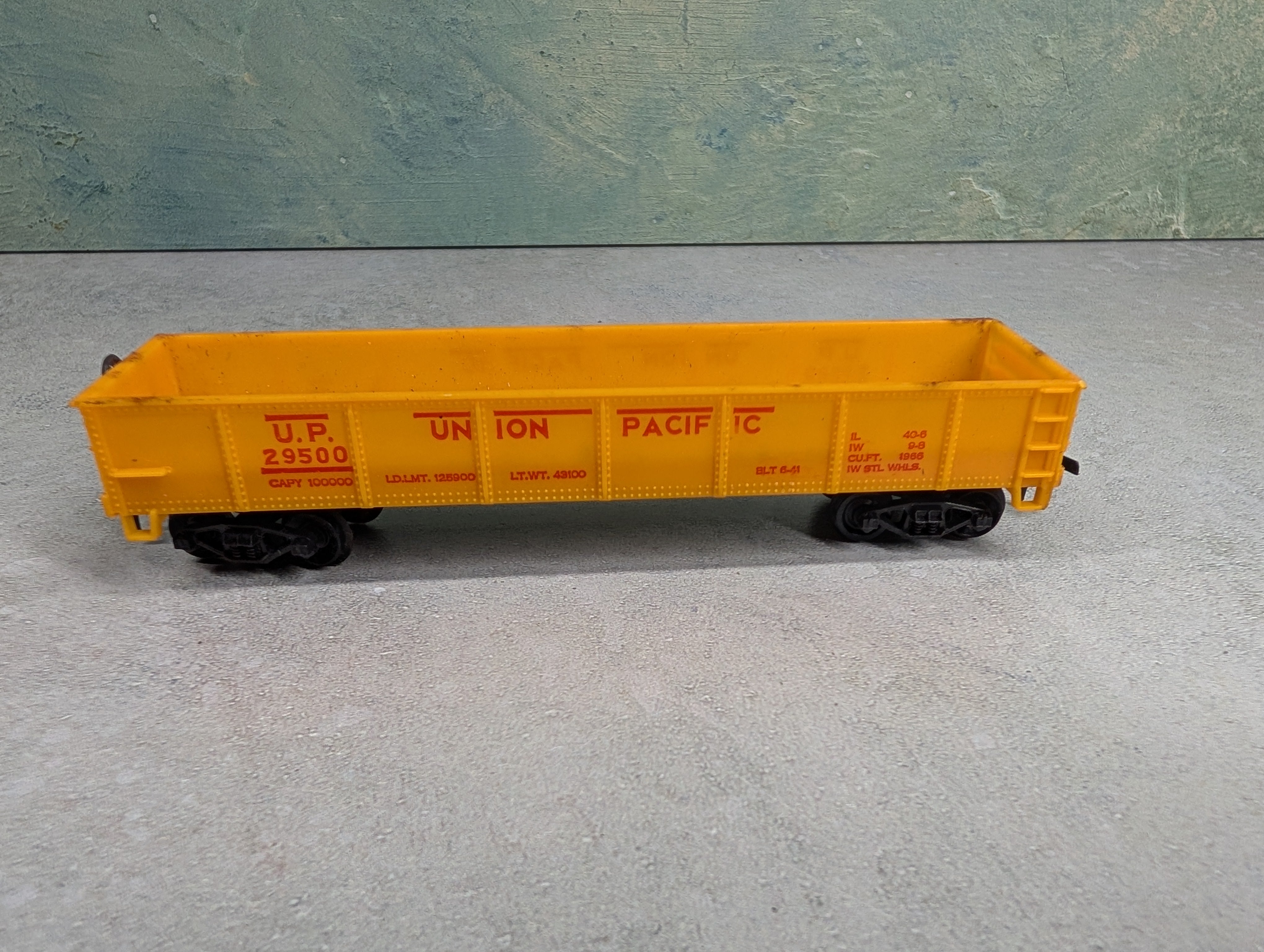 USED Life-Like HO Scale 40' Gondola Union Pacific UP #29500