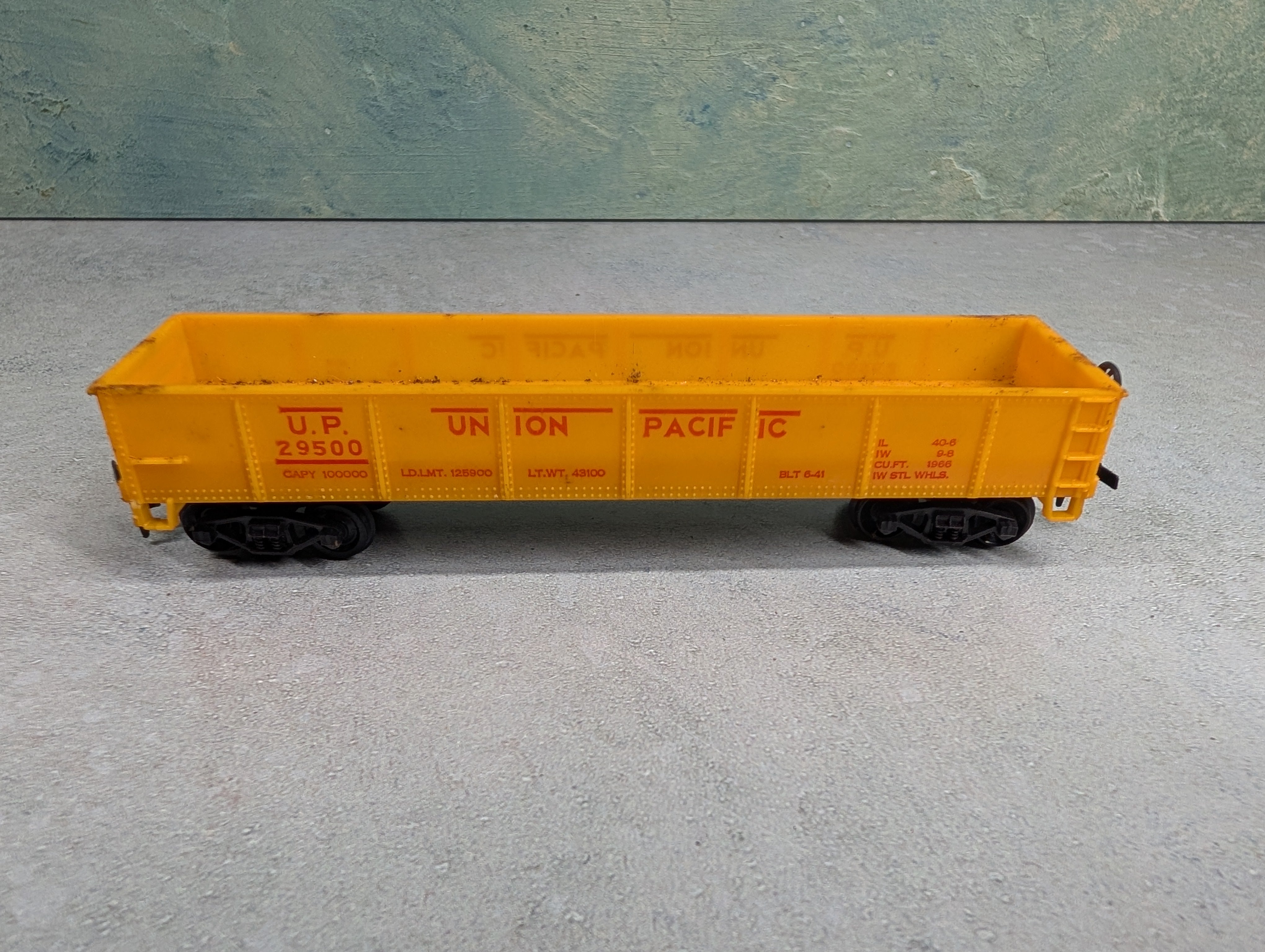 USED Life-Like HO Scale 40' Gondola Union Pacific UP #29500