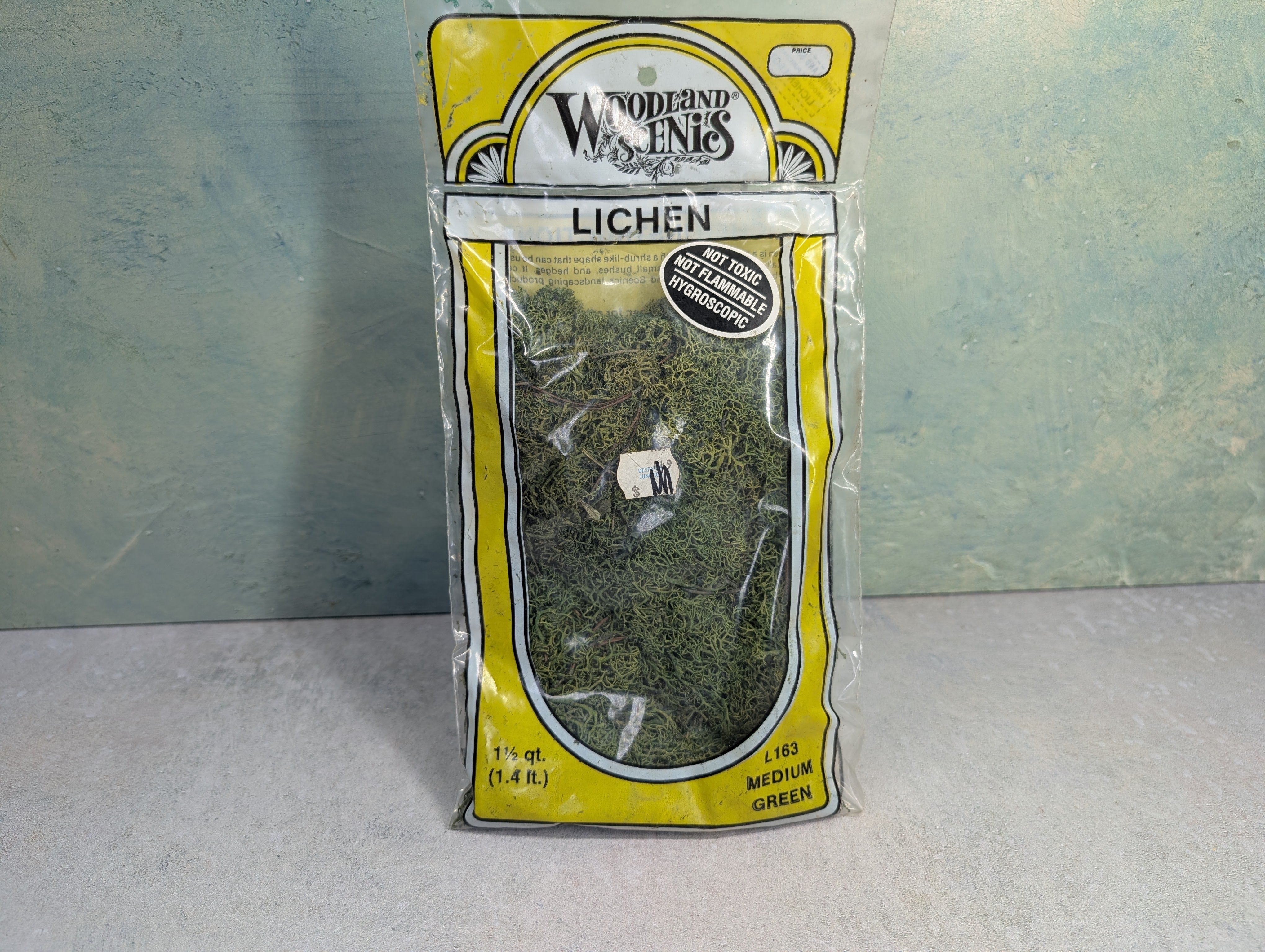 USED Woodland Scenics L163 MULTI Scale Lichen Medium Green