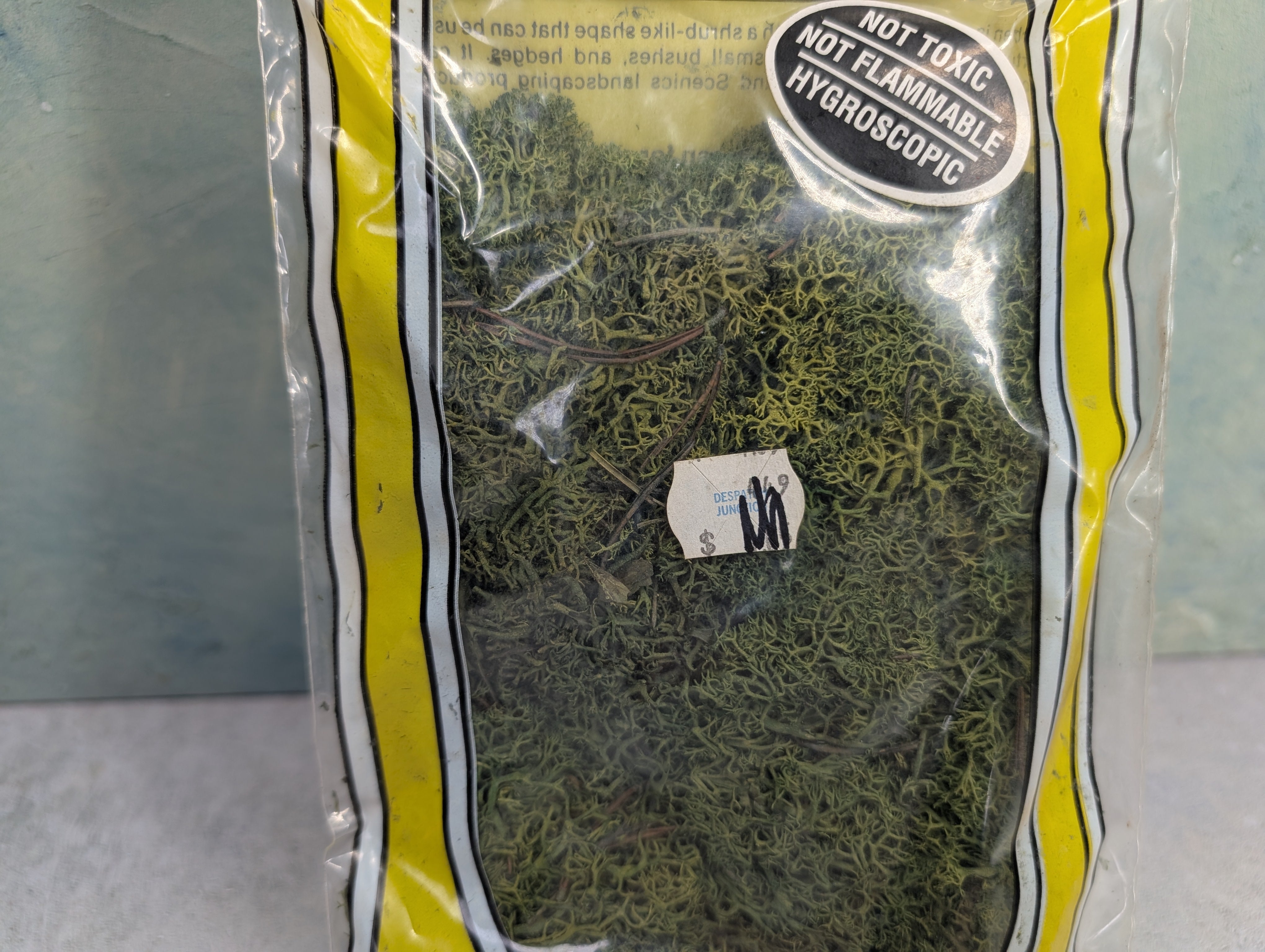 USED Woodland Scenics L163 MULTI Scale Lichen Medium Green