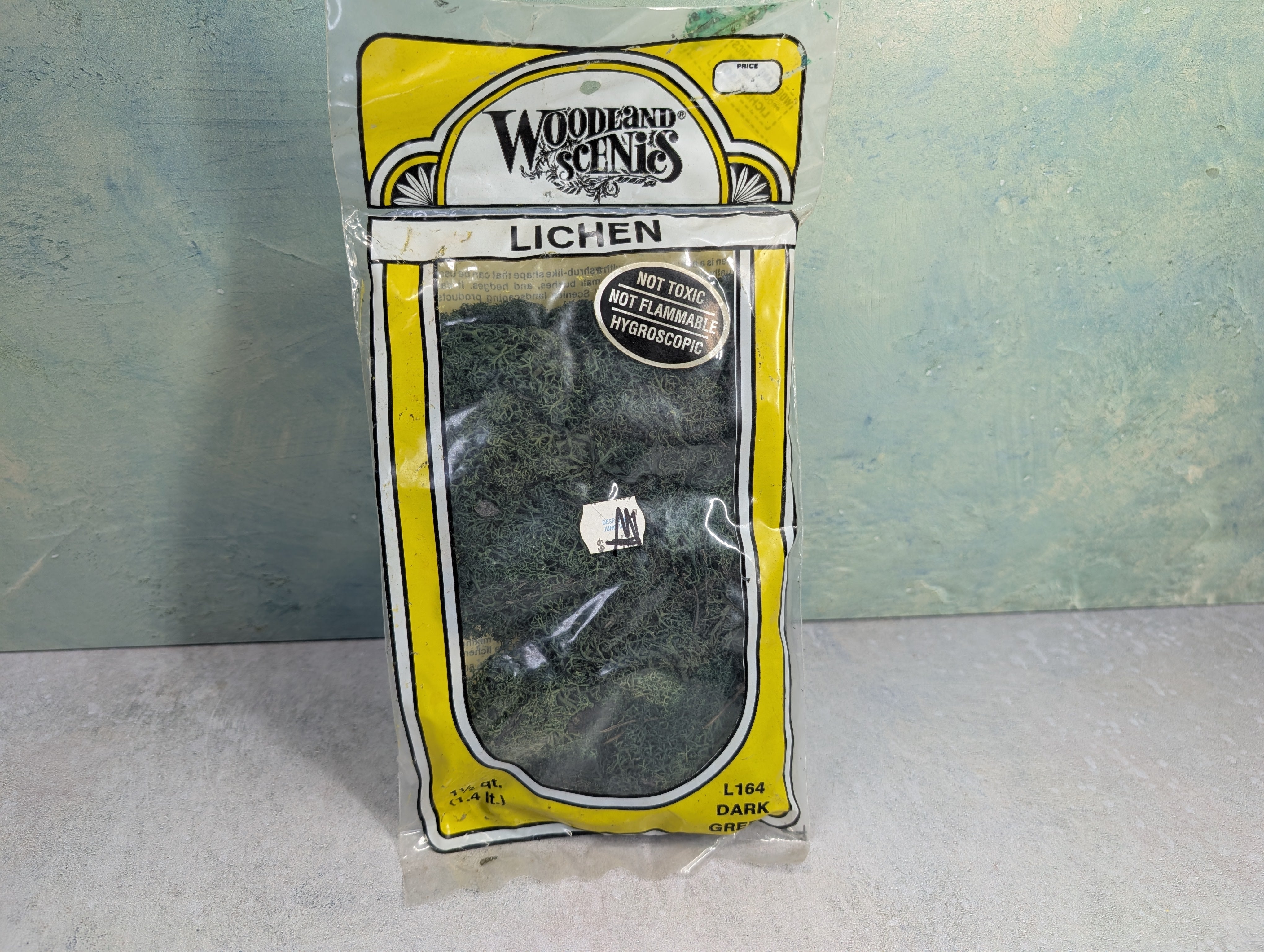 USED Woodland Scenics L164 MULTI Scale Lichen Dark Green