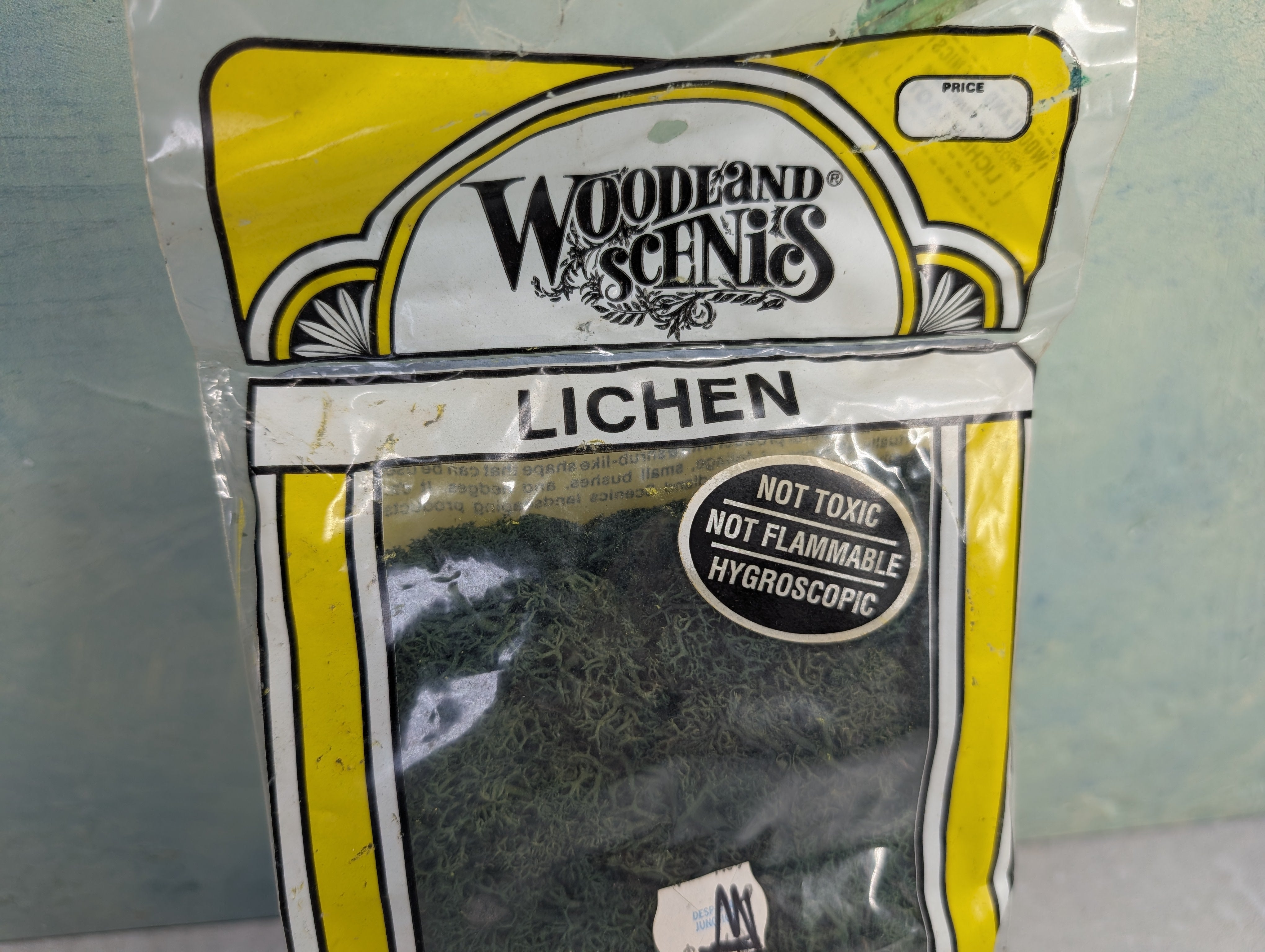 USED Woodland Scenics L164 MULTI Scale Lichen Dark Green