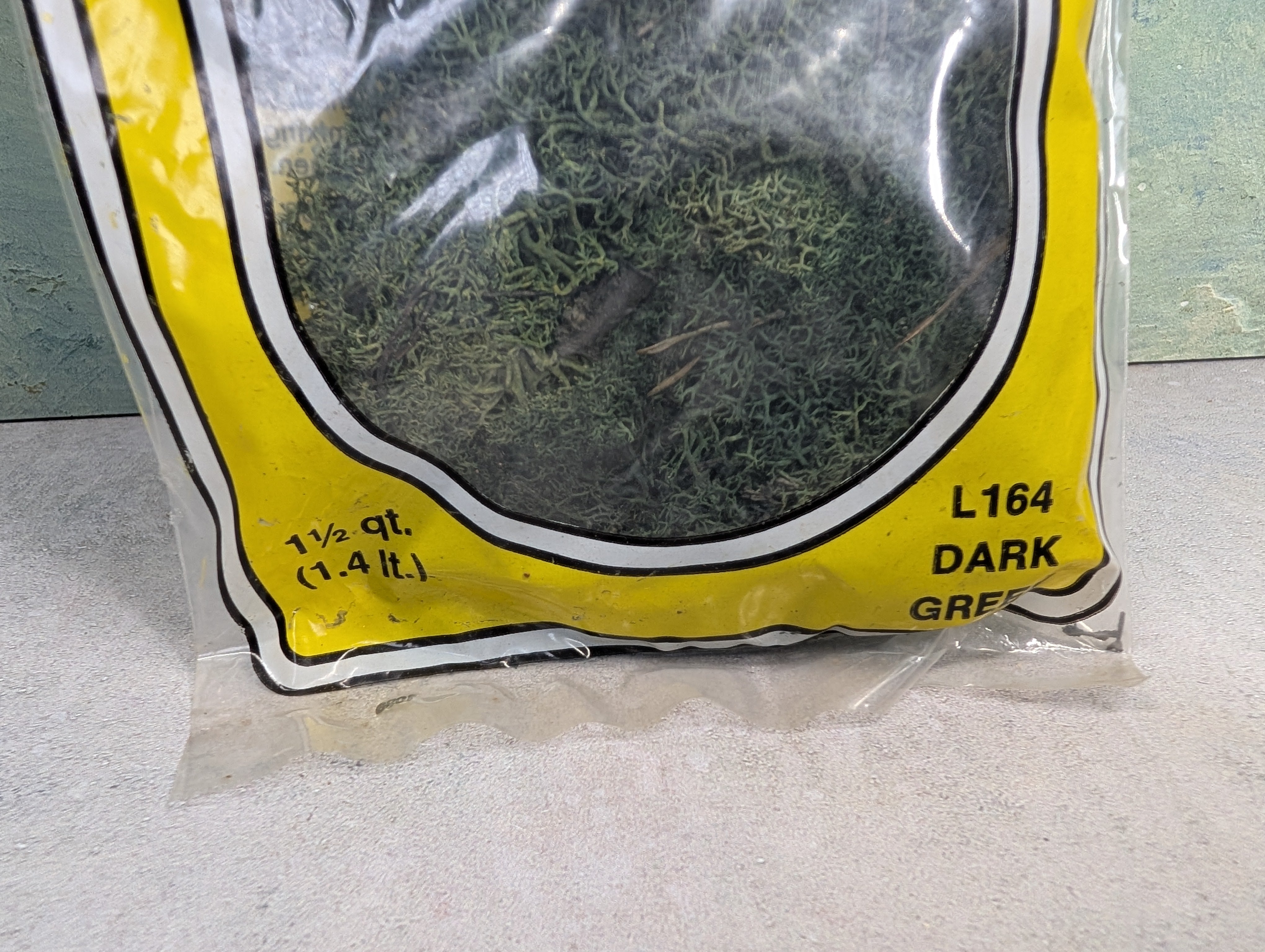 USED Woodland Scenics L164 MULTI Scale Lichen Dark Green