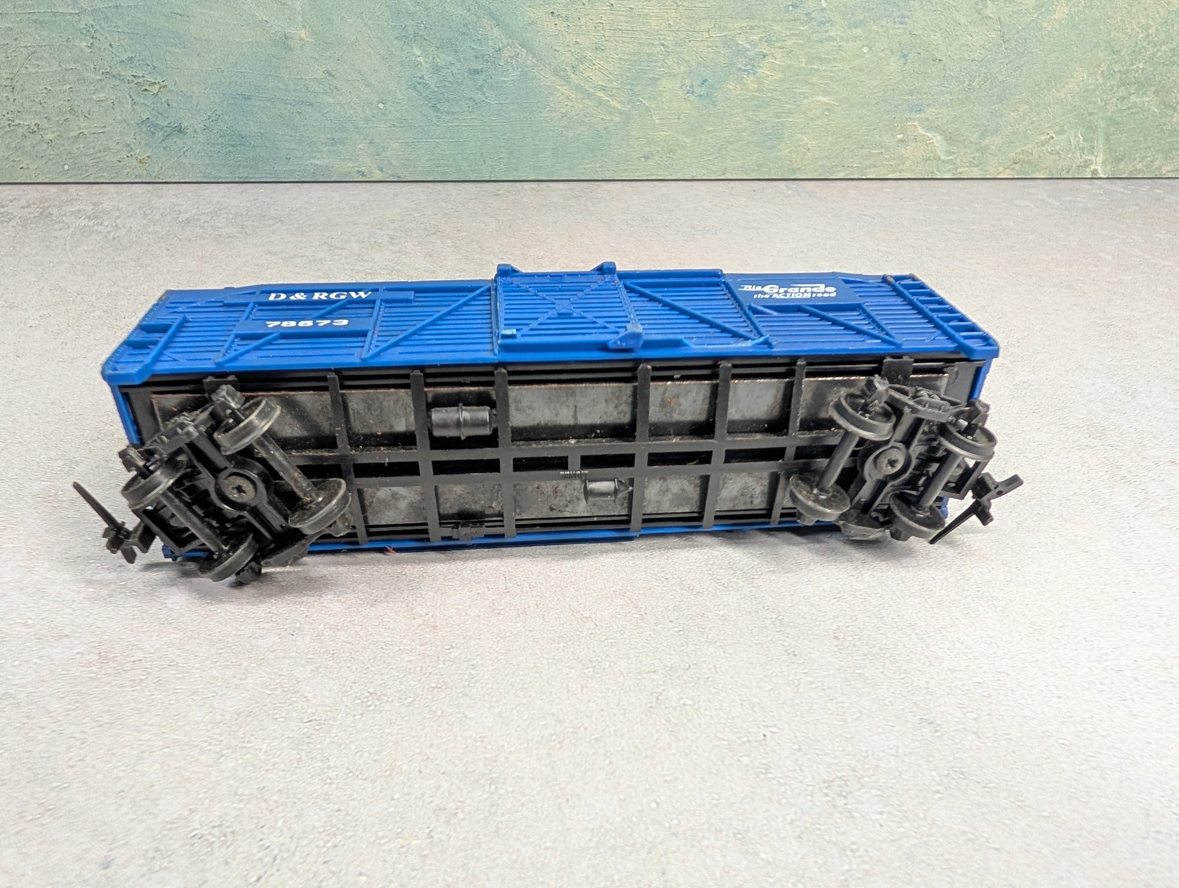 USED Lionel HO Scale 40' Cattle Stock Car Rio Grande D&RGW #78573