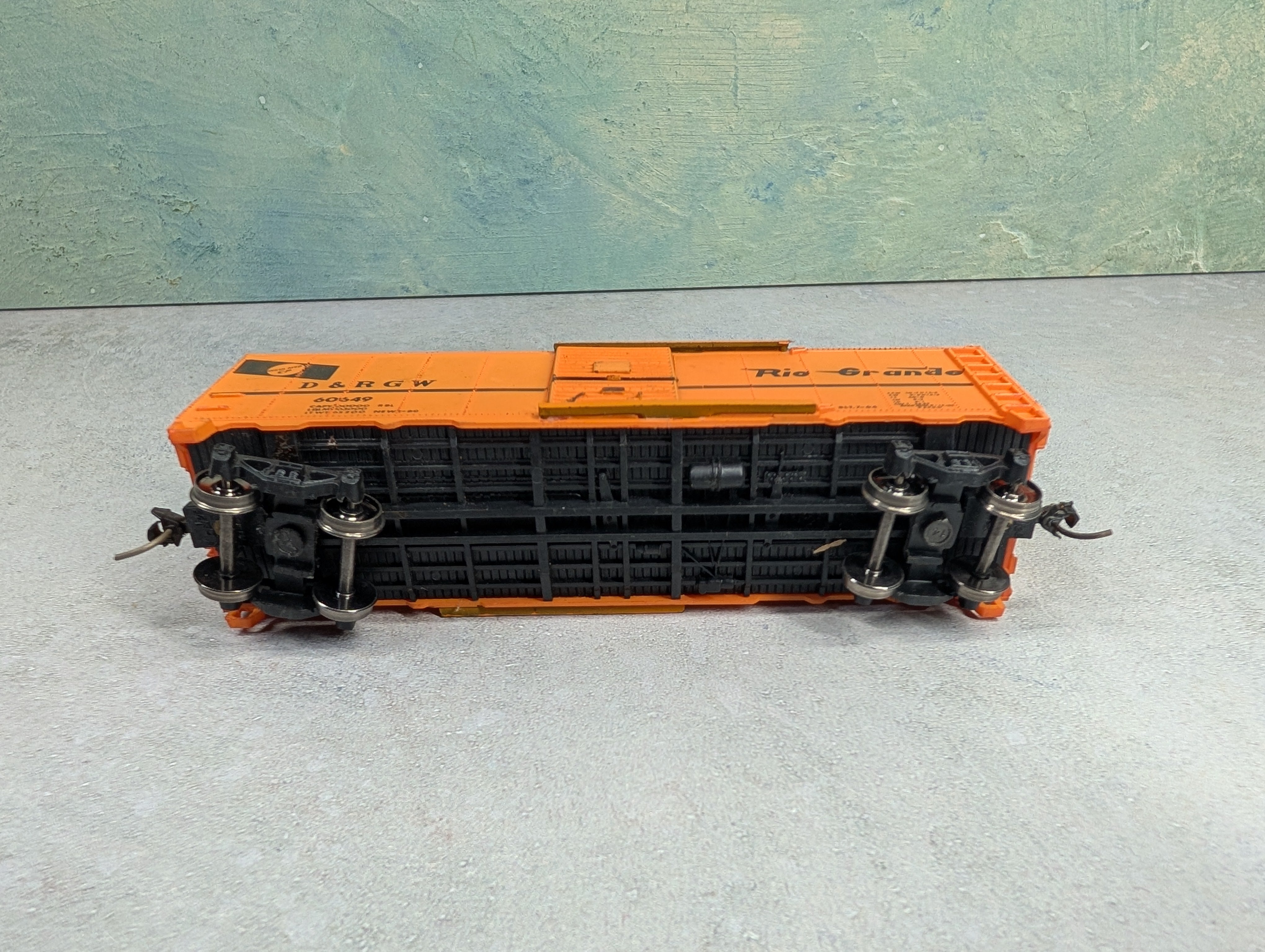 USED AHM HO Scale 40' Box Car Rio Grande D&RGW #60649