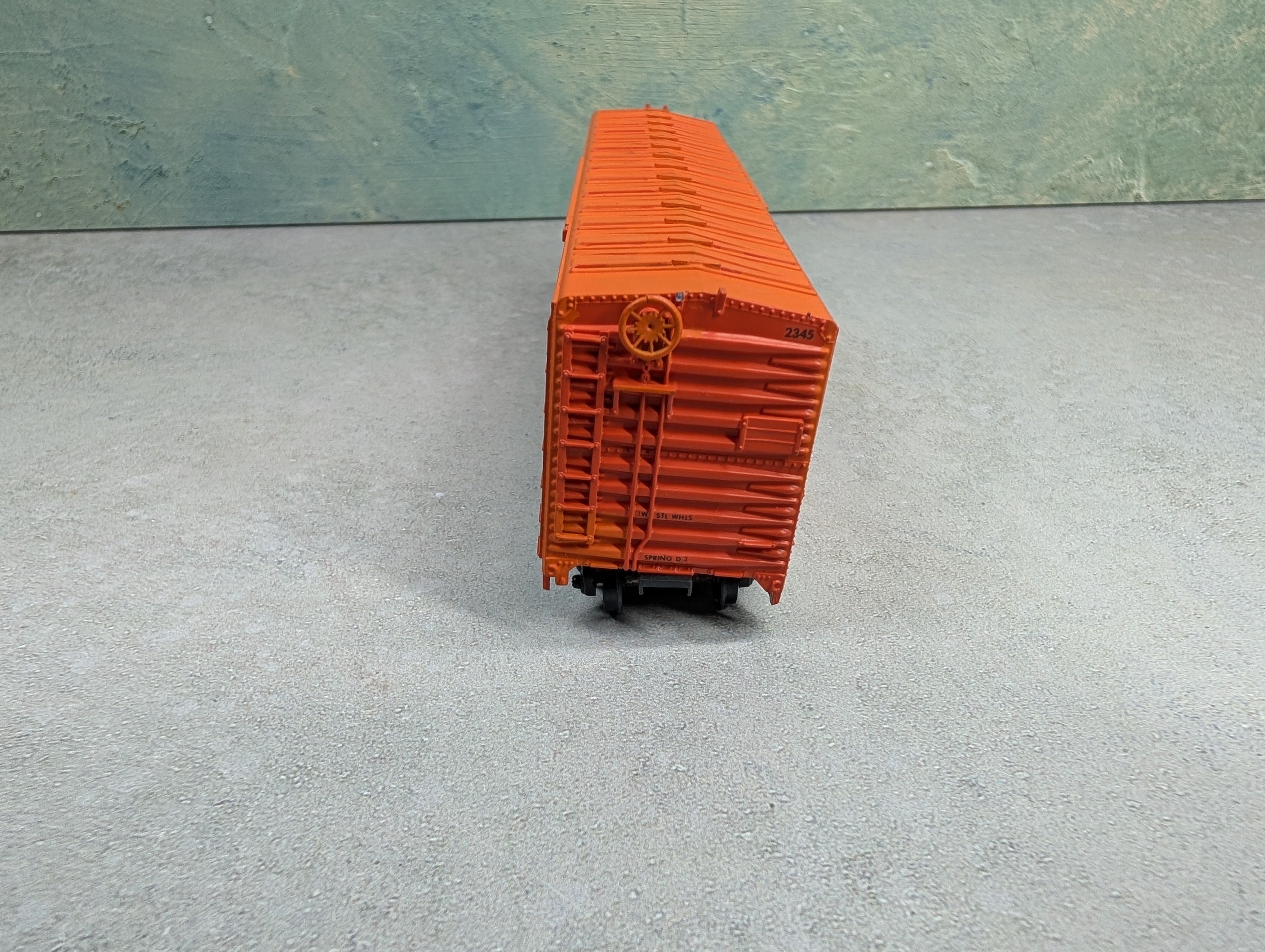 USED Athearn HO Scale 50' Box Car American Refrigerator Transit MODX #2345 Custom Patches