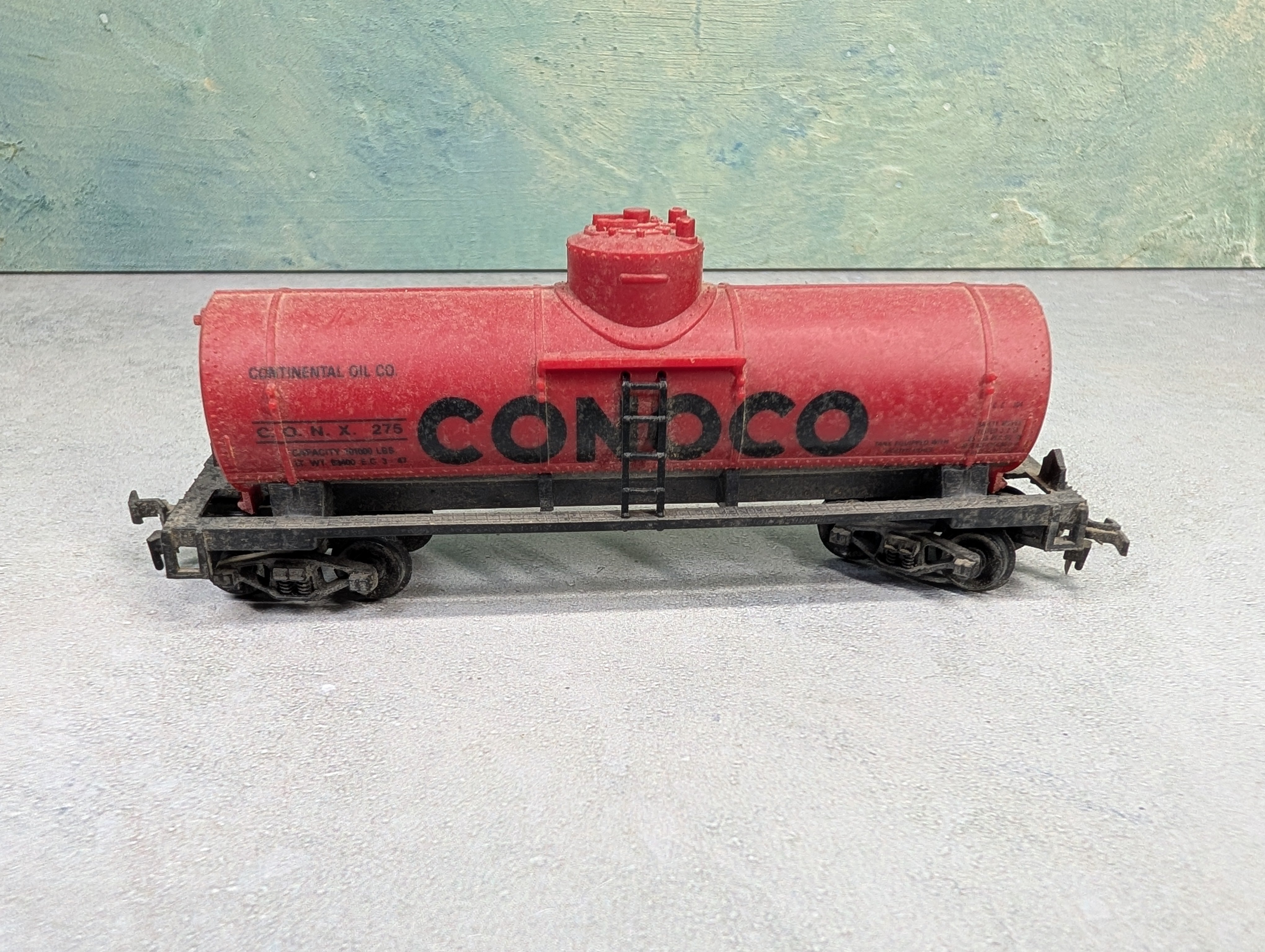 USED Life-Like HO Scale Single Dome Tank Car Conoco CONX #275