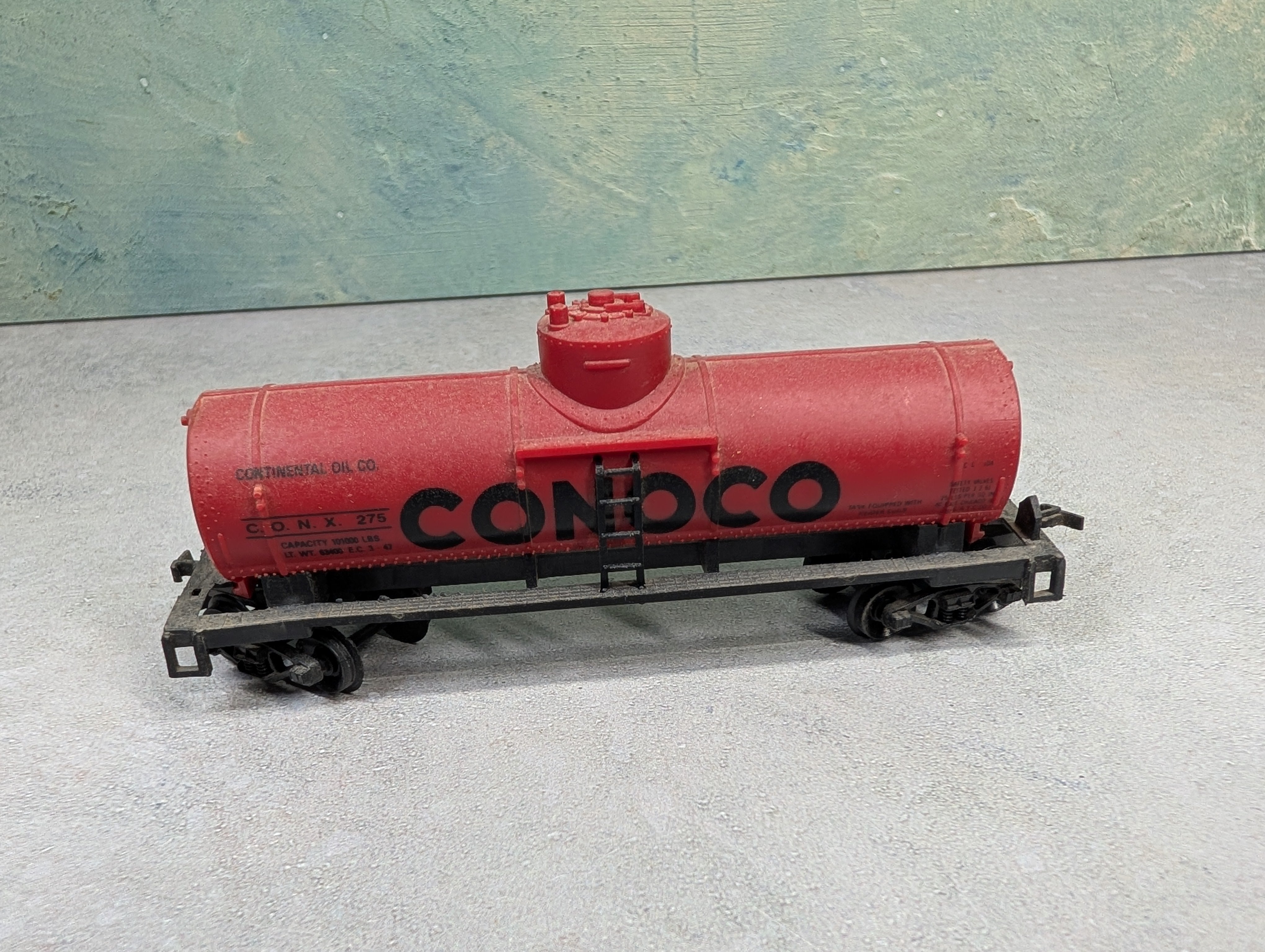 USED Life-Like HO Scale Single Dome Tank Car Conoco CONX #275