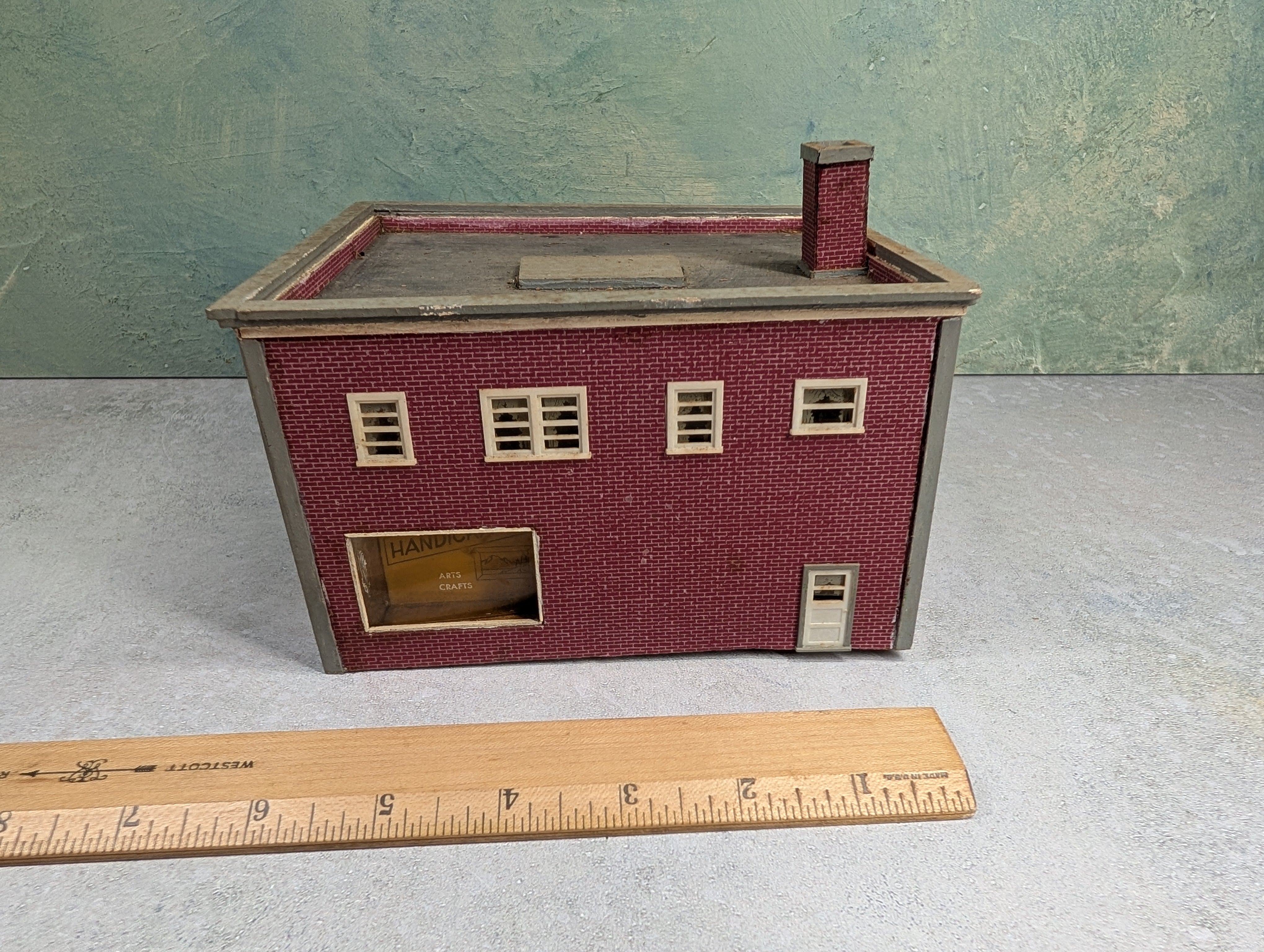 USED HO Scale Your Hobby Shop Scratch Built Building